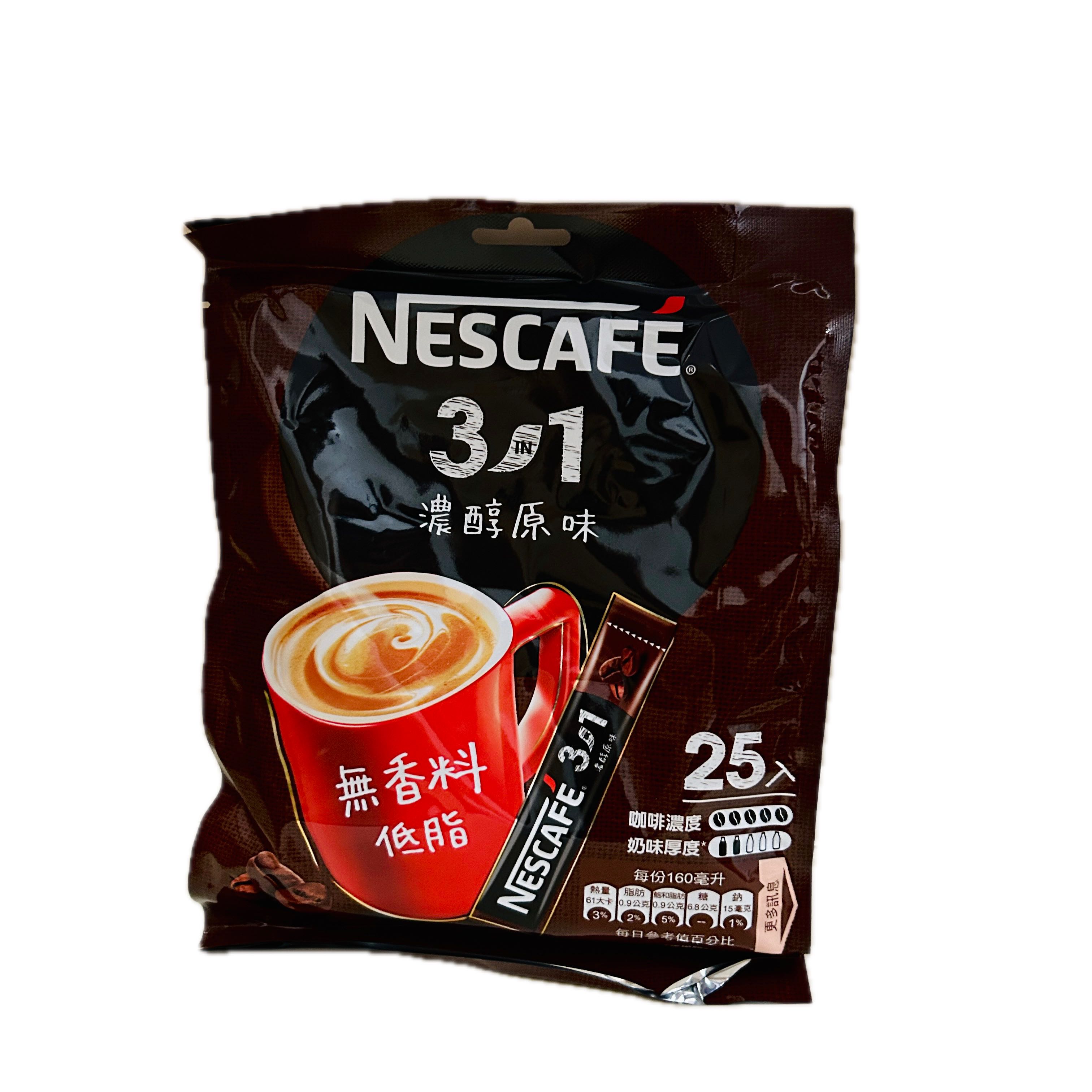 雀巢咖啡袋濃醇25入3IN1  |商品介紹|酒類&食品|雀巢沖調系列