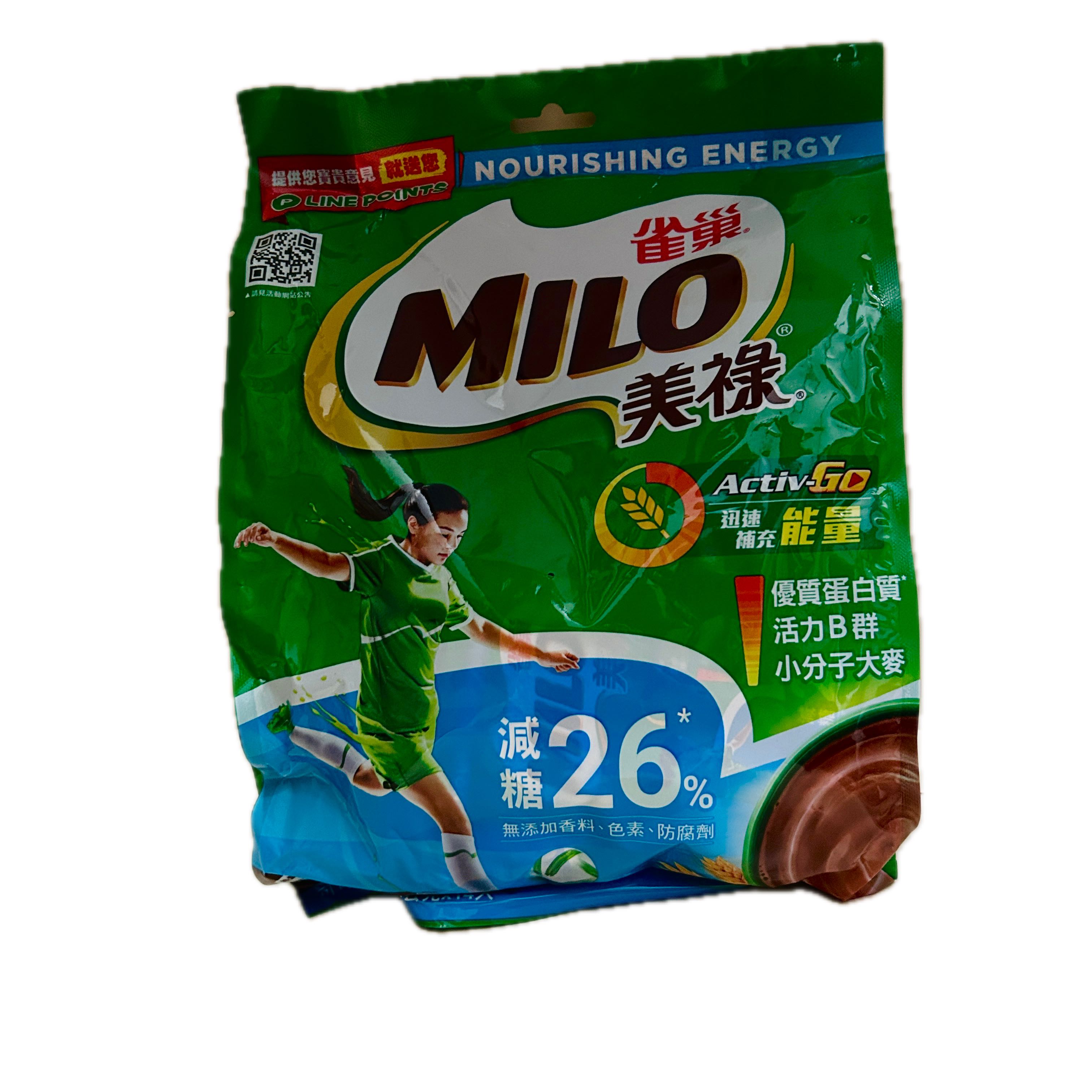 25G美祿麥芽巧克力減糖袋