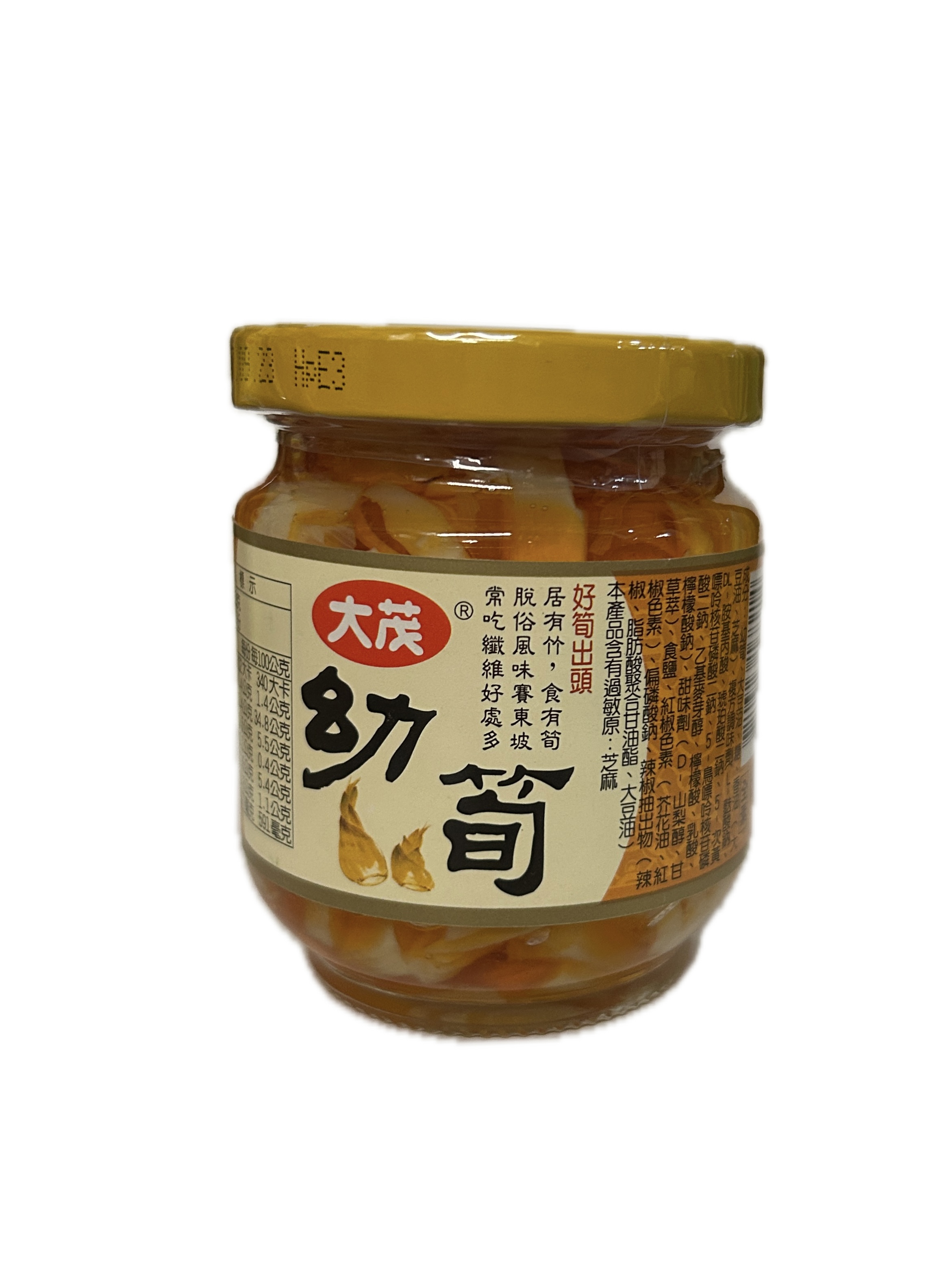 170G大茂玻璃瓶幼筍-6入