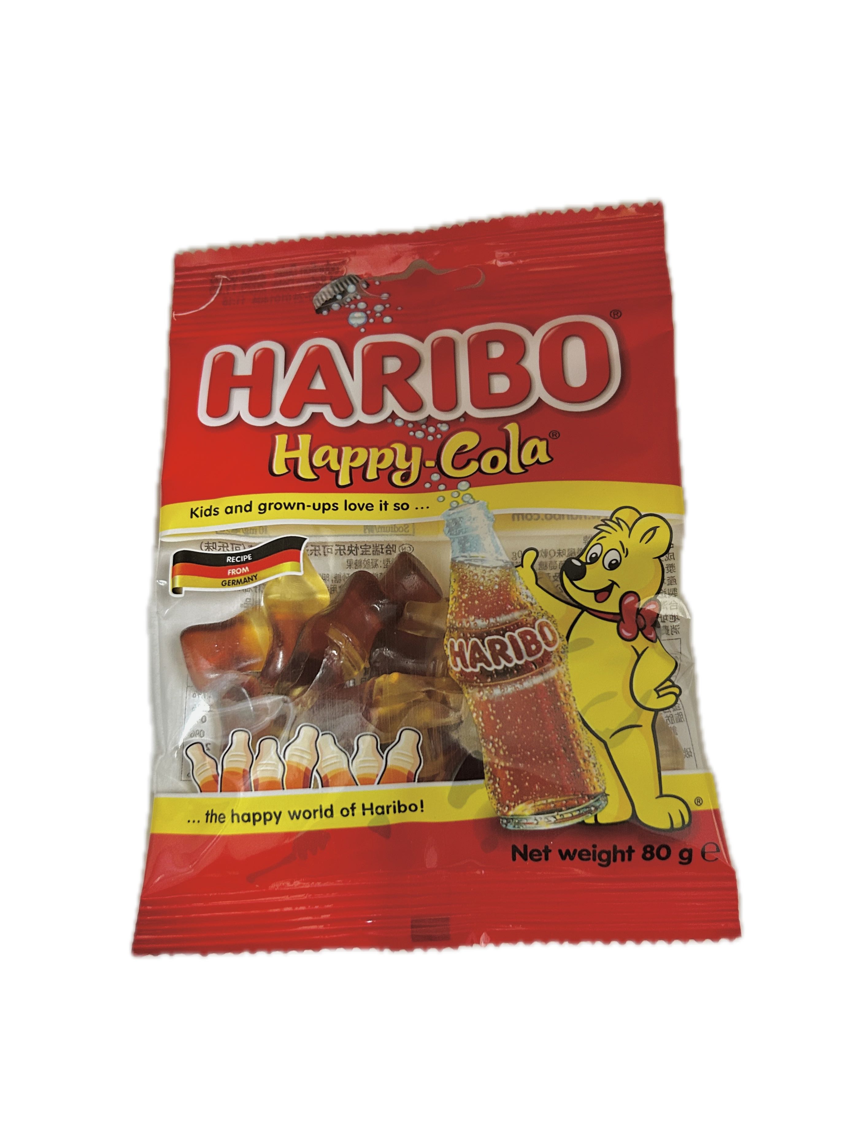 80G哈瑞寶中Q軟糖可樂  |商品介紹|酒類&食品|欣臨|糖果餅乾
