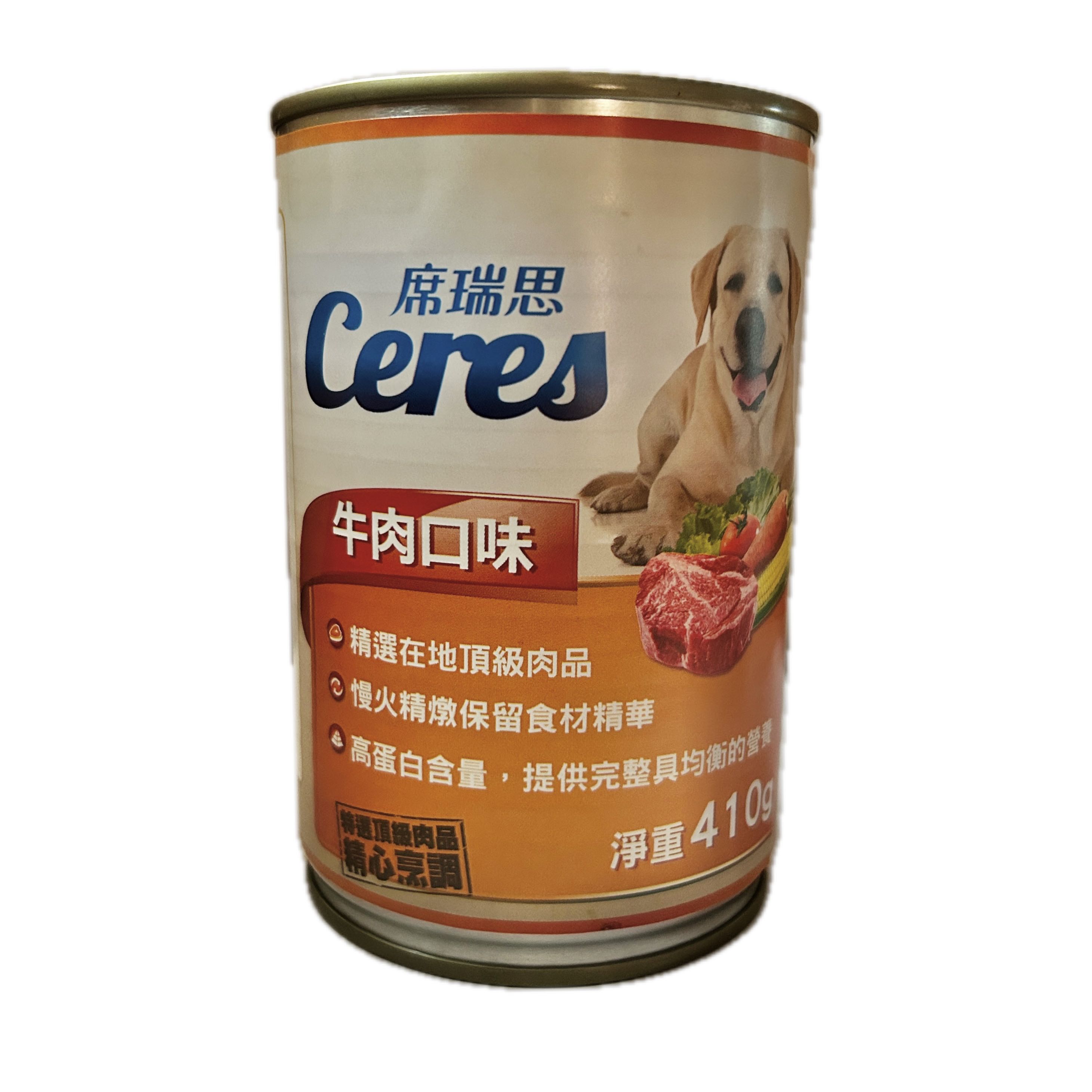 410G席瑞思犬罐─牛肉  |商品介紹|寵物食品|福壽|福壽寵物狗