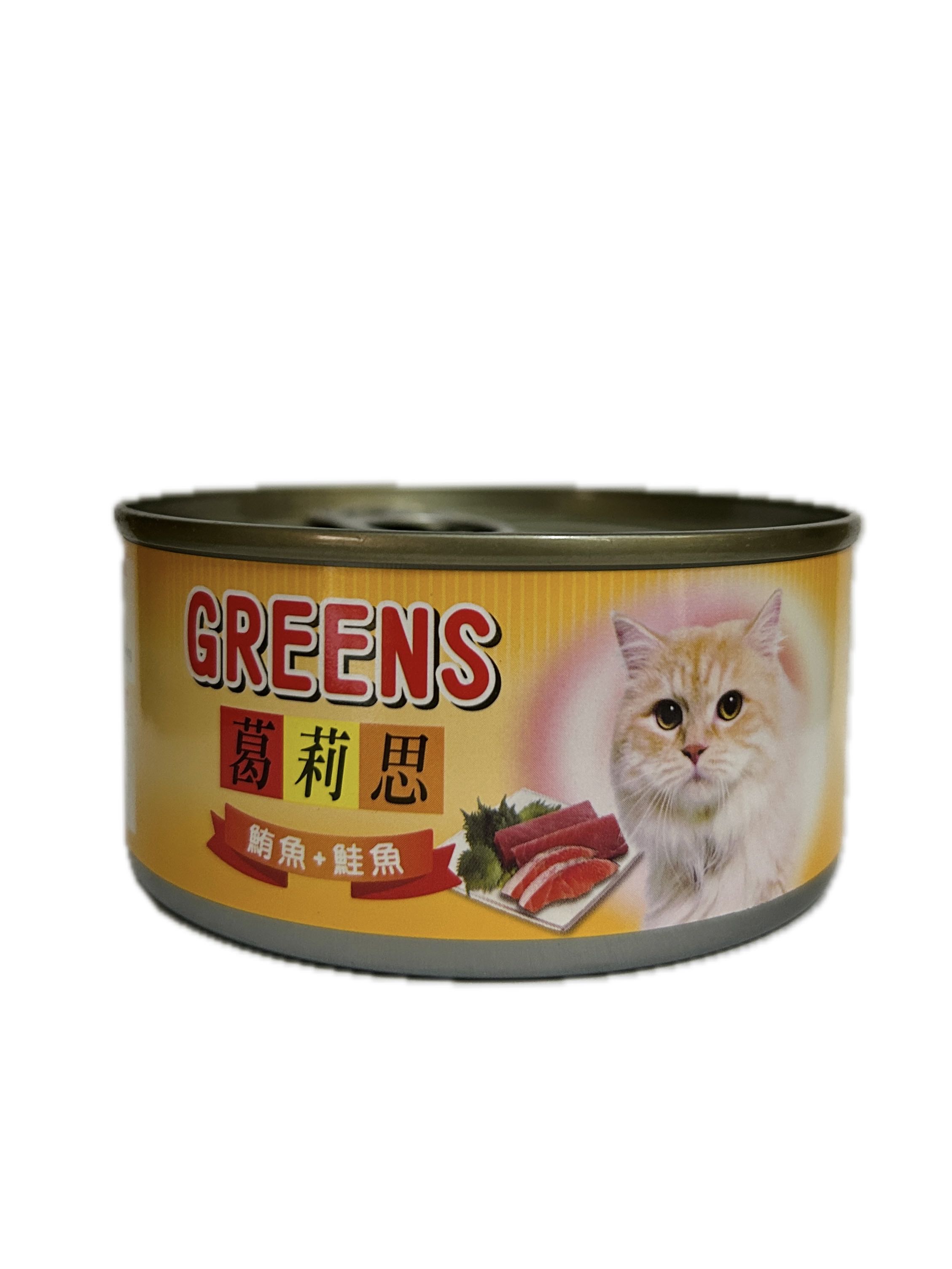 170G葛莉思貓罐─鮪魚鮭魚  |商品介紹|寵物食品|福壽|福壽寵物貓