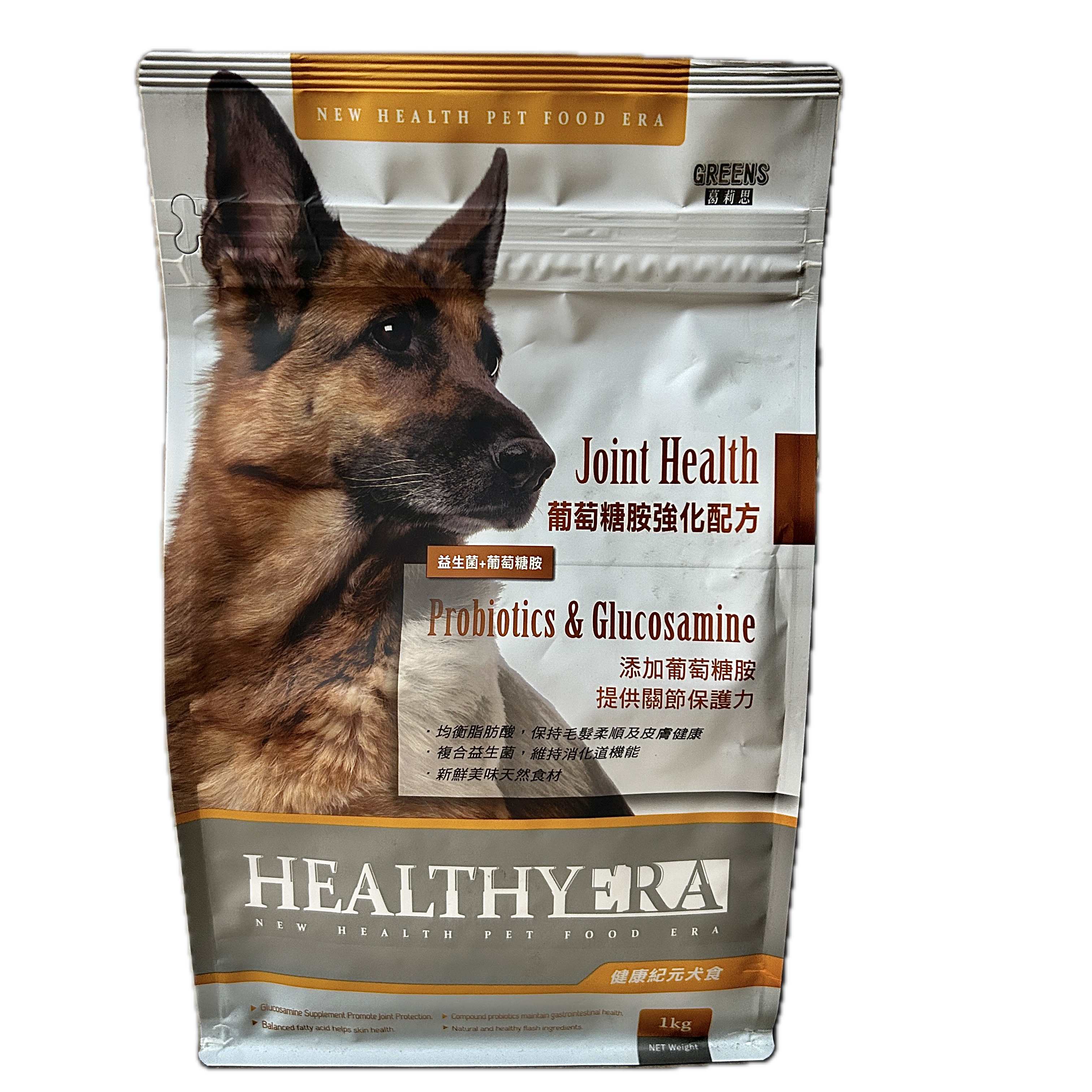 1KG健康紀元葡萄糖胺強化  |商品介紹|寵物食品|福壽|福壽寵物狗