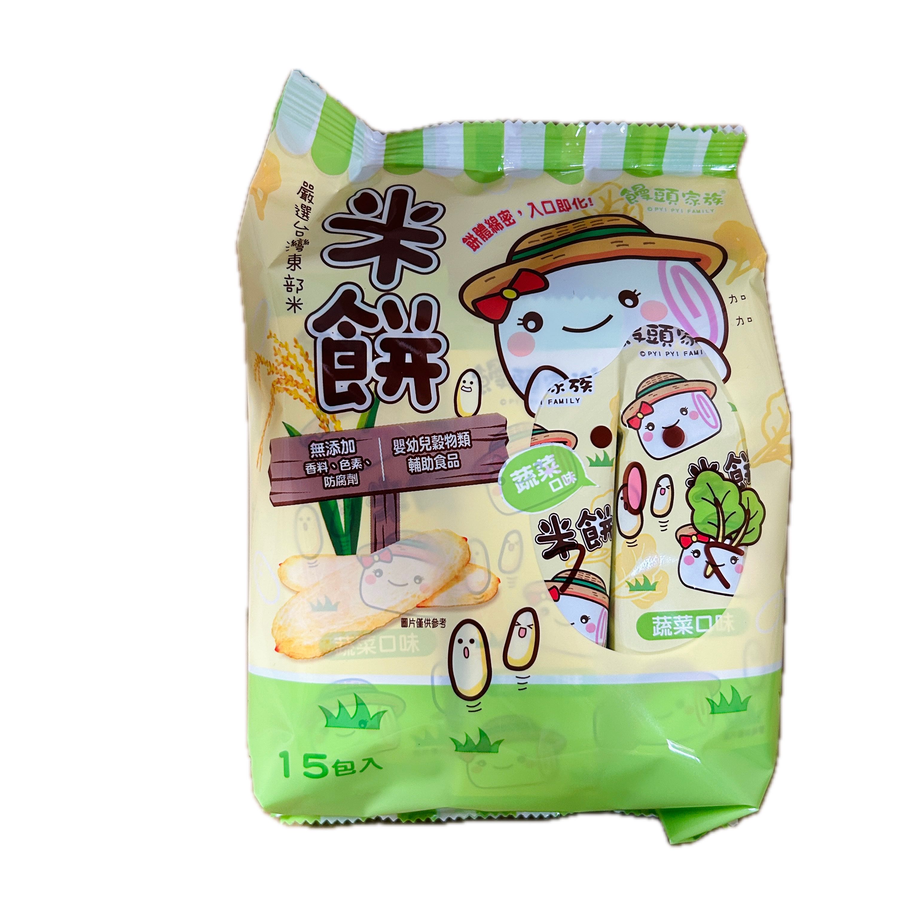 饅頭家族米餅─蔬菜  |商品介紹|嬰幼兒奶粉&食品|旺通|饅頭家族
