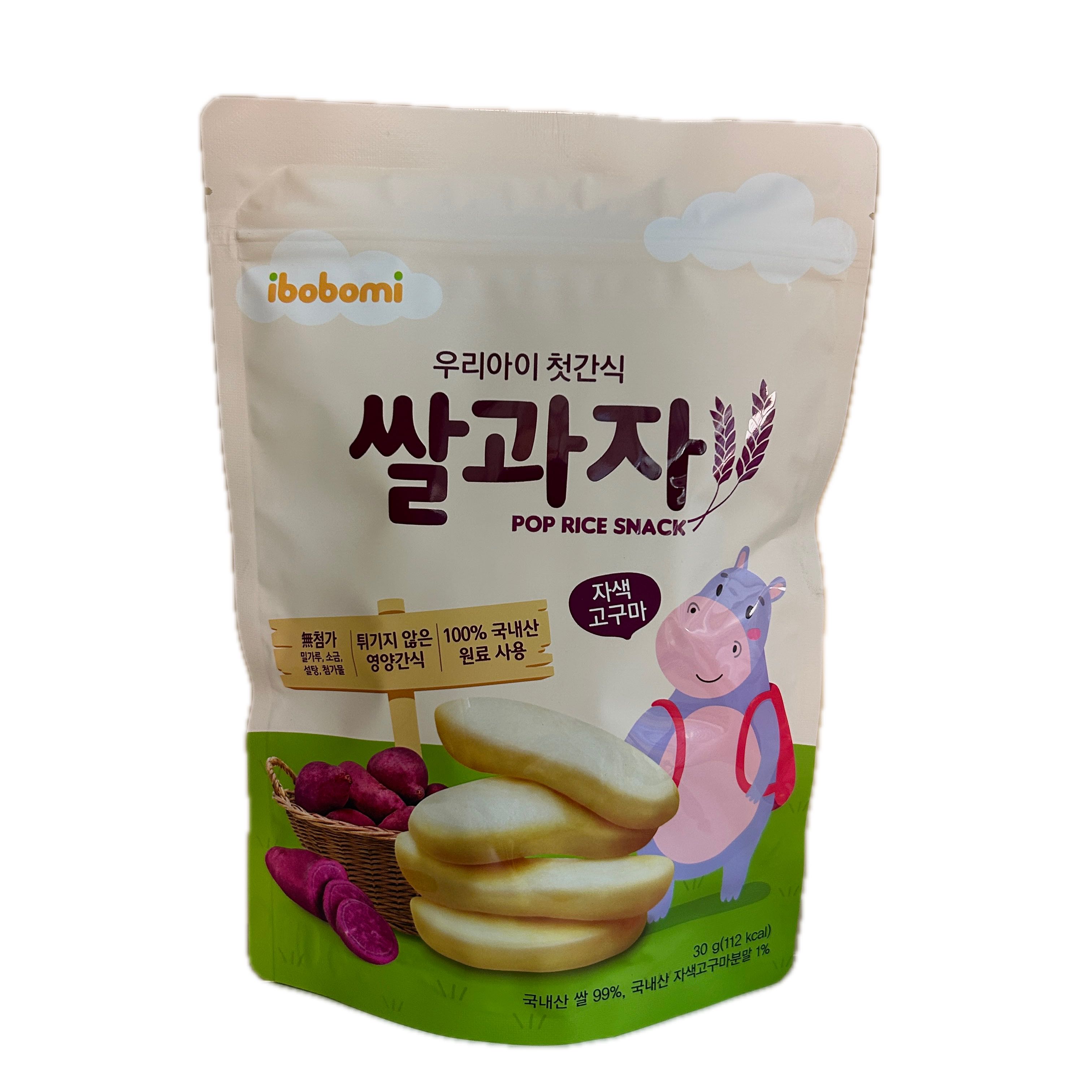 IBOBOMI嬰兒米餅紫薯  |商品介紹|嬰幼兒奶粉&食品|旺通|IBOBOMI