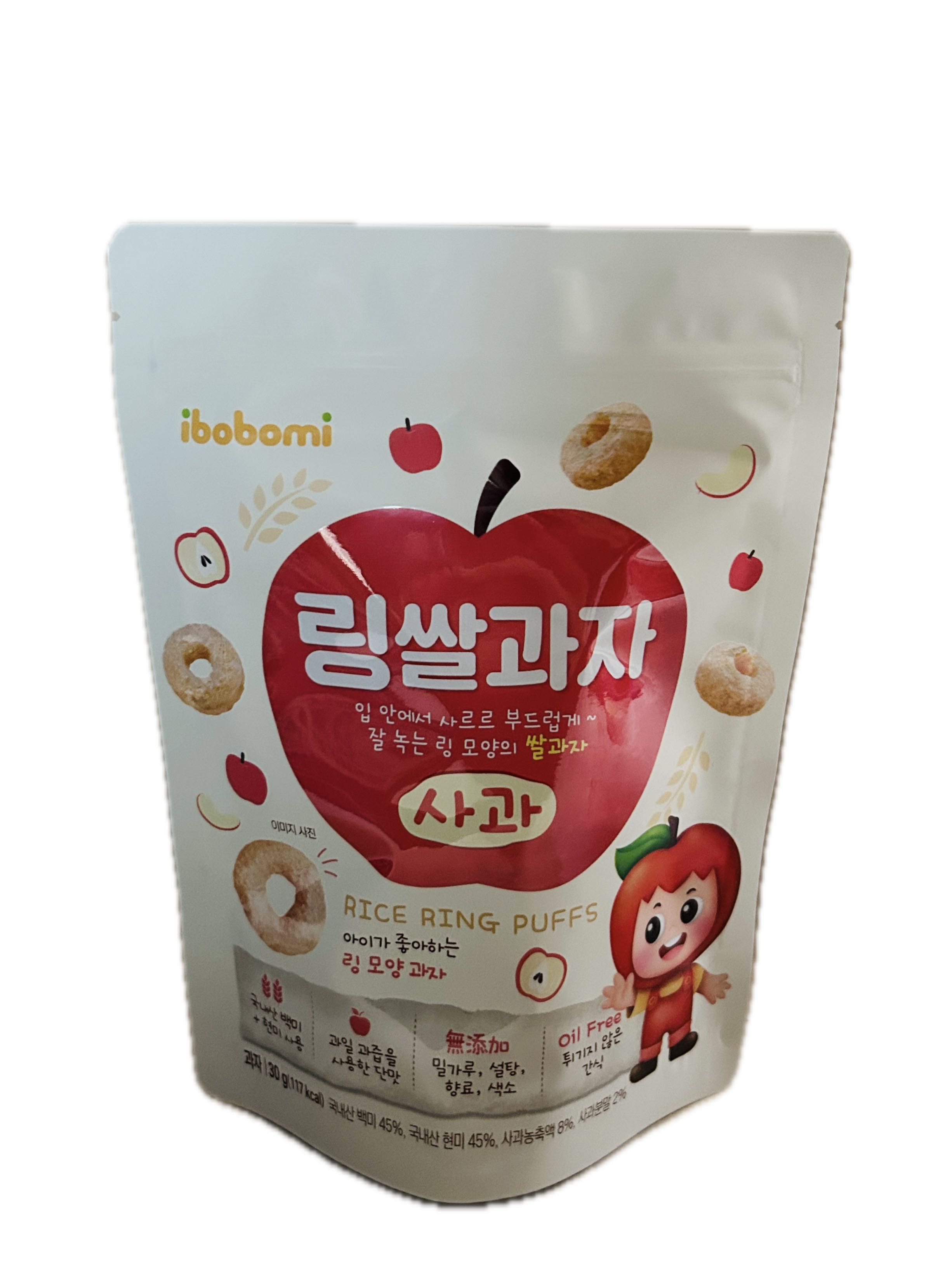 IBOBOMI米圈圈─蘋果  |商品介紹|嬰幼兒奶粉&食品|旺通|IBOBOMI