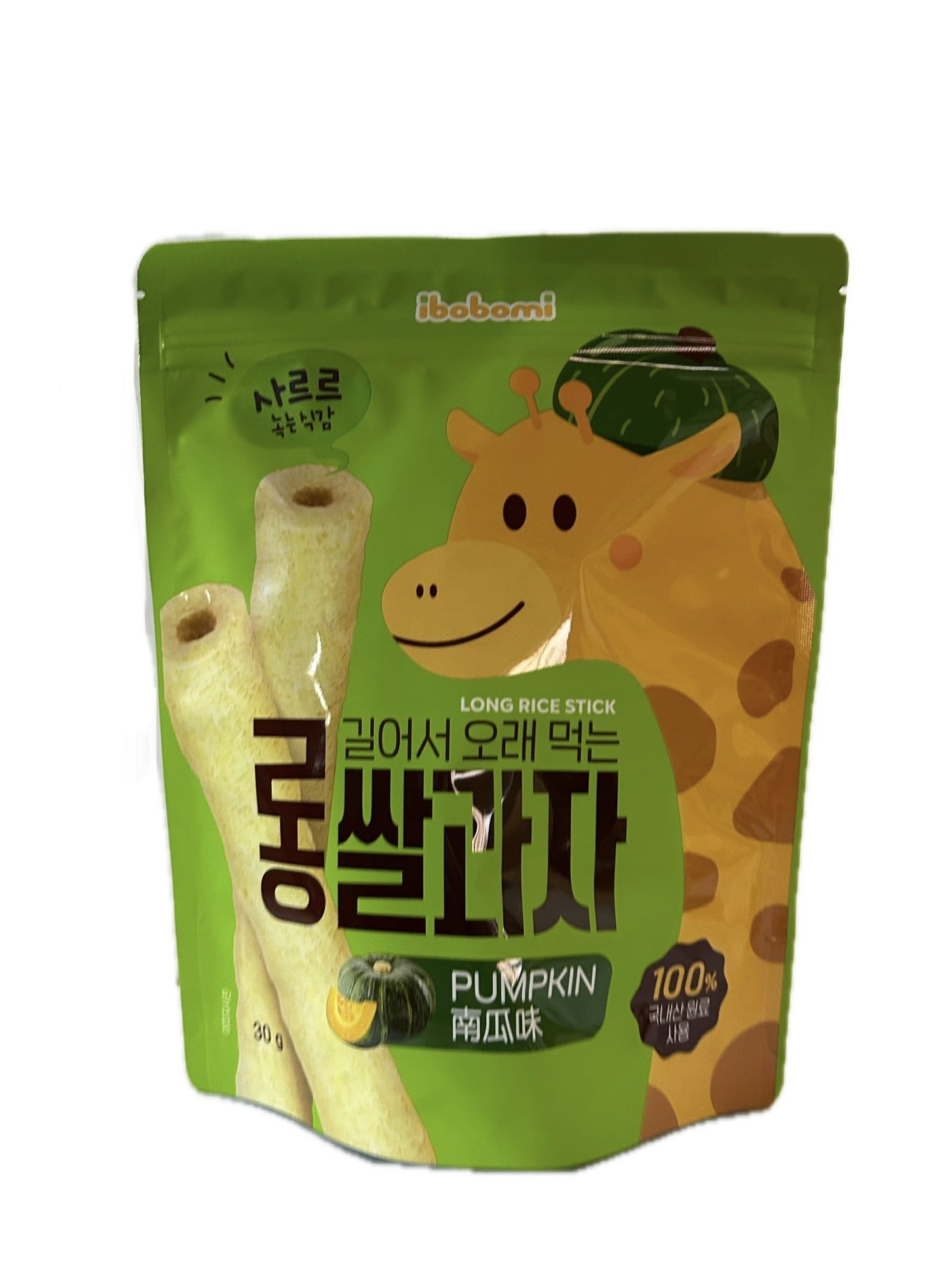 IBOBOMI長米棒─南瓜  |商品介紹|嬰幼兒奶粉&食品|旺通|IBOBOMI