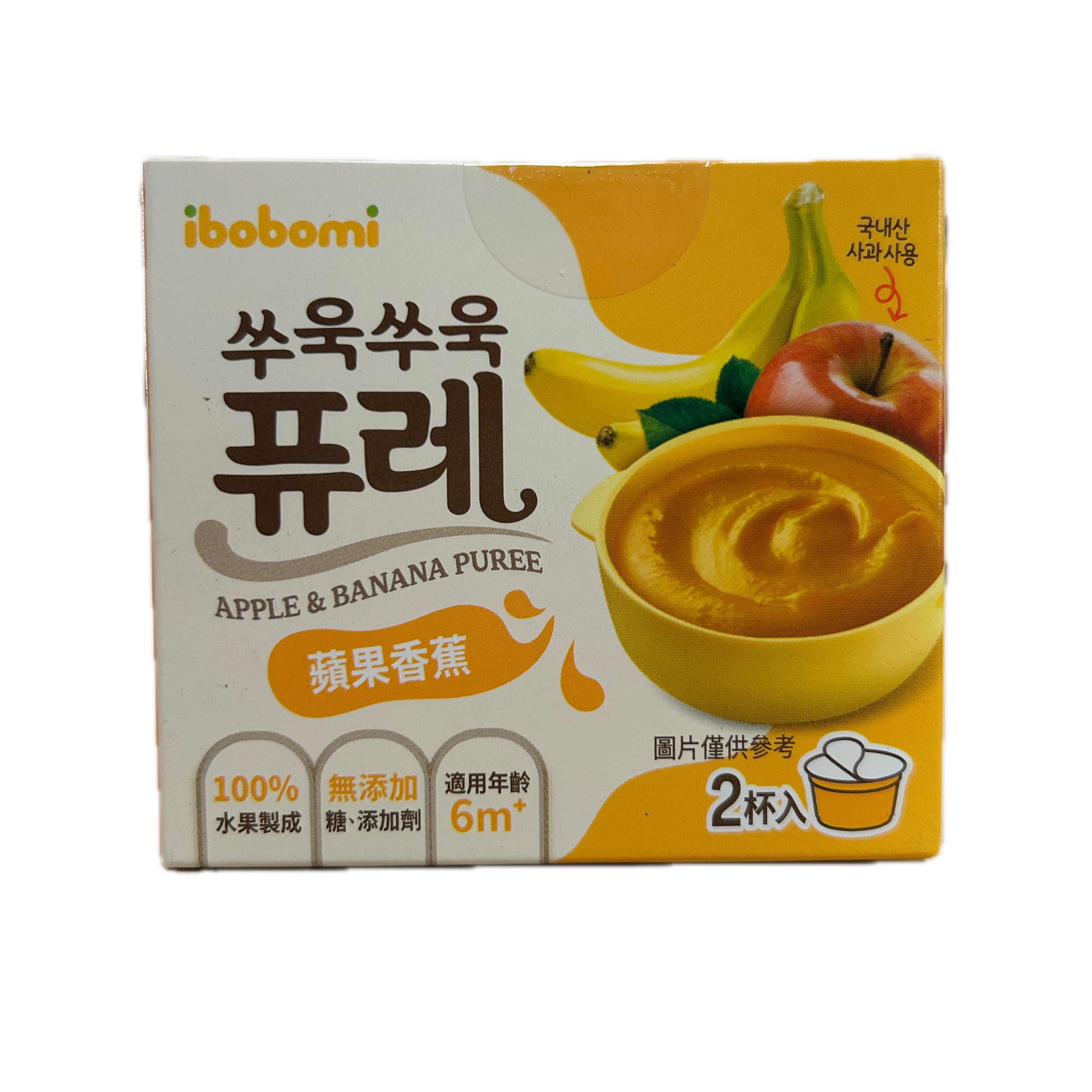 IBOBOMI蘋果香蕉寶寶泥