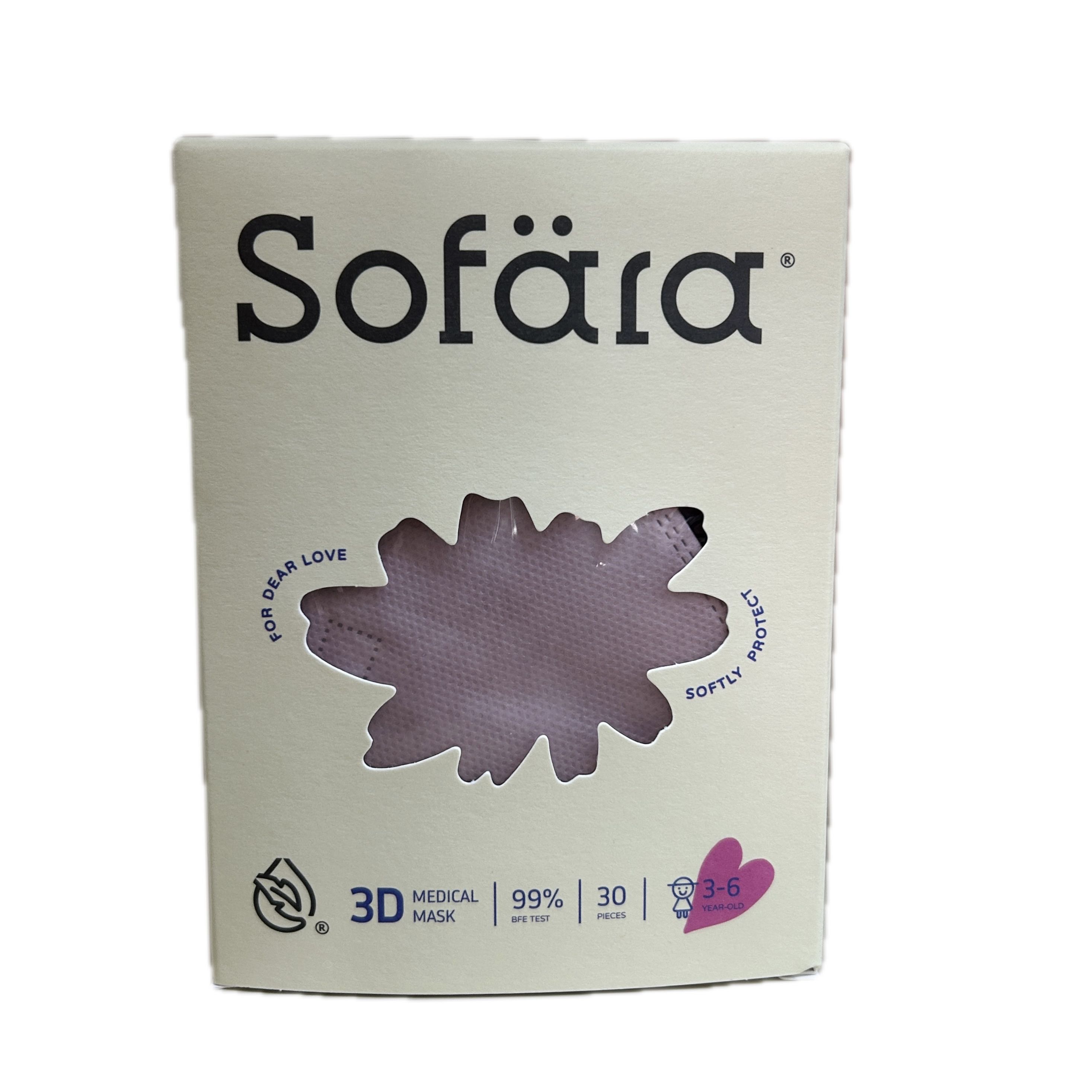 舒芙氧幼童3D口罩紫滕花  |商品介紹|醫療器材&紙類日用品|易廷