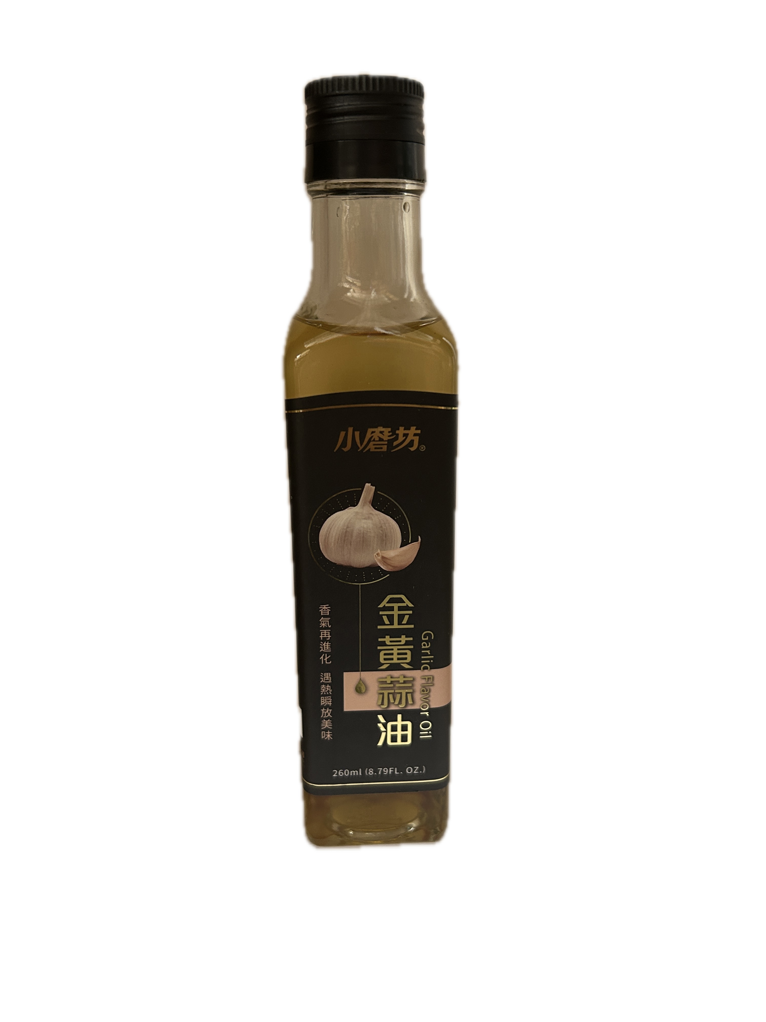 260ML小磨坊金黃蒜風味油  |商品介紹|酒類&食品|小磨坊