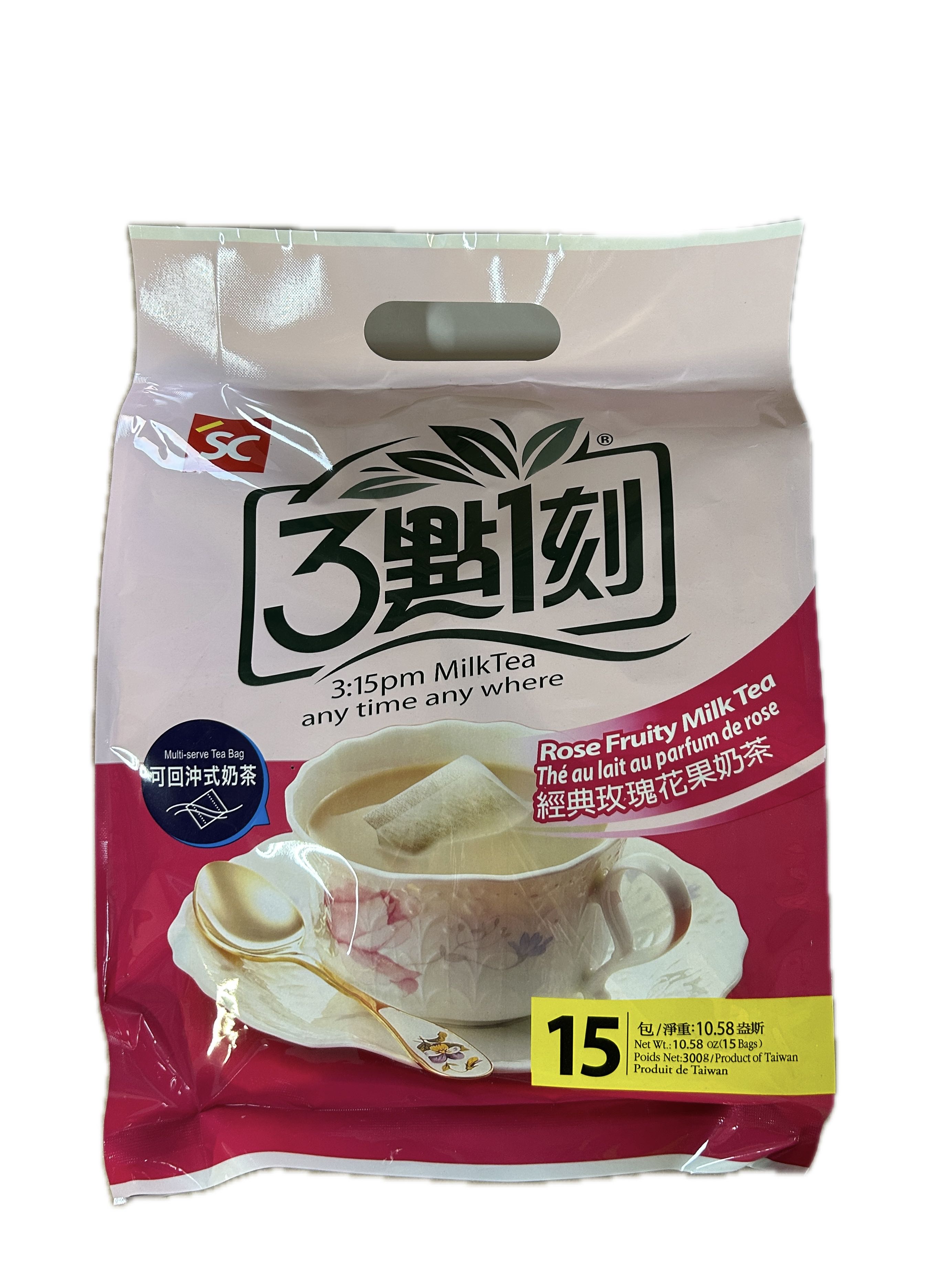 3:15 15入玫瑰奶茶袋