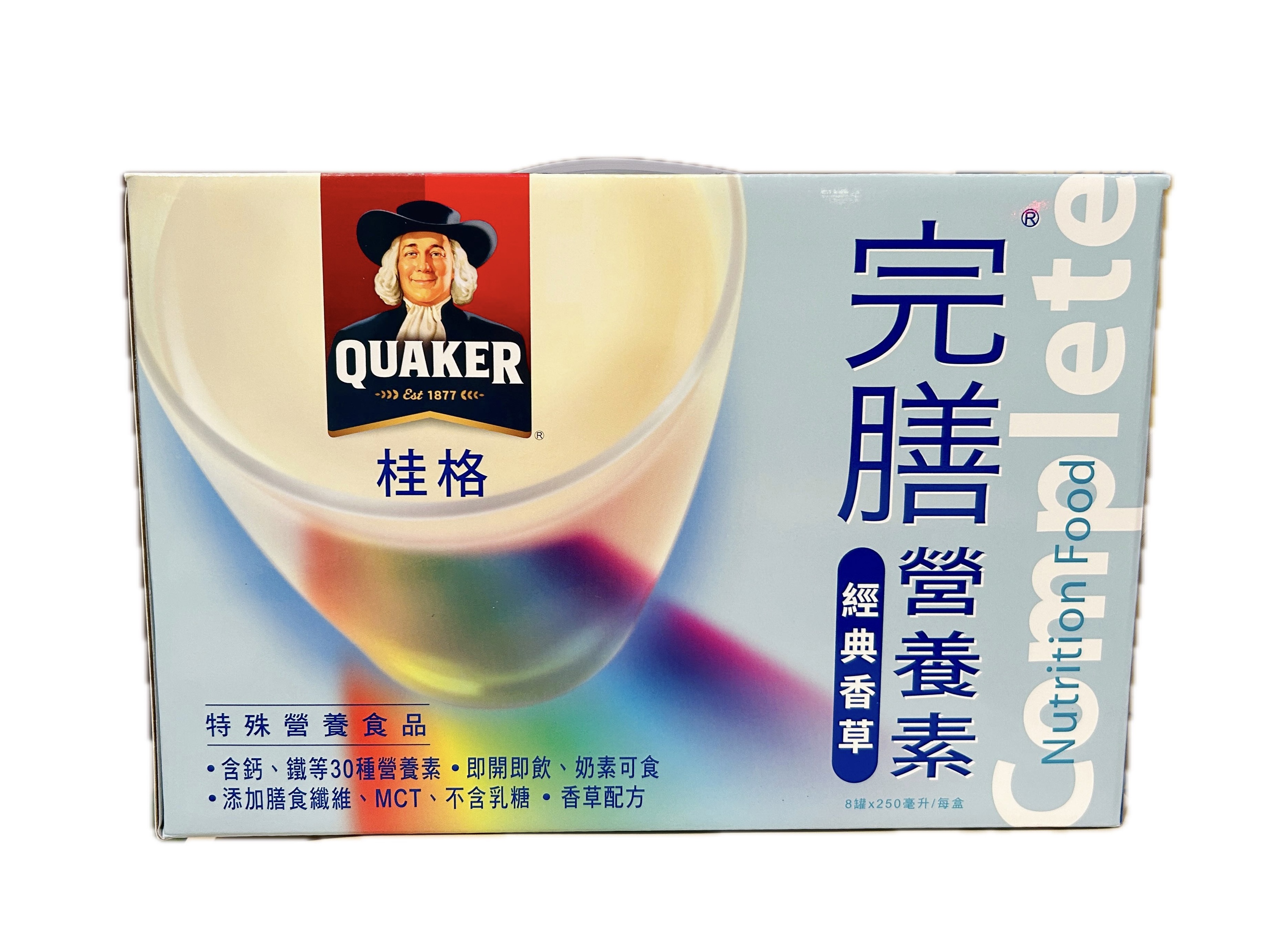 完膳禮盒─香草8入  |商品介紹|成人營養品|桂格營養品
