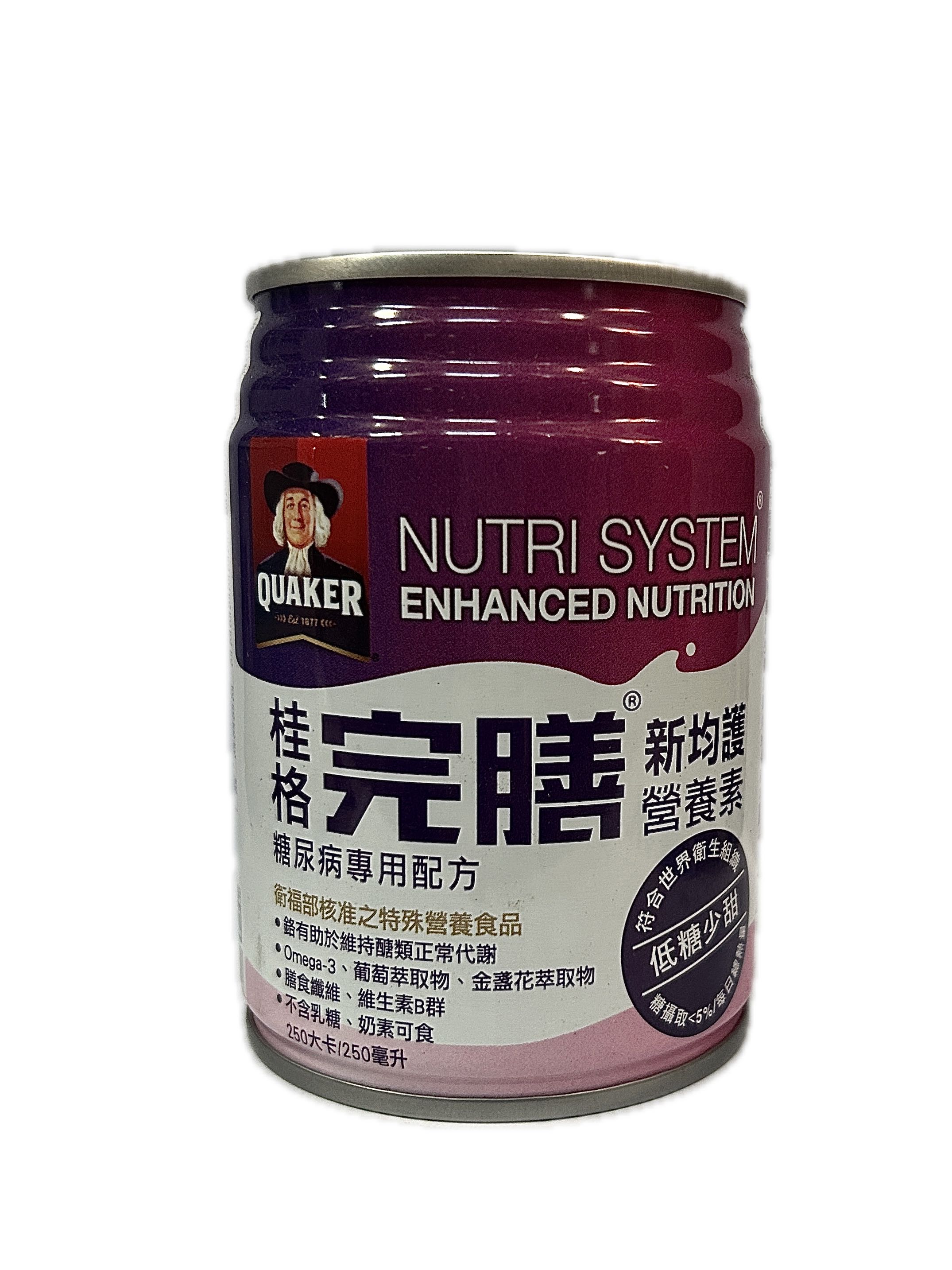 完膳新均護糖尿病低糖250ML  |商品介紹|成人營養品|桂格營養品