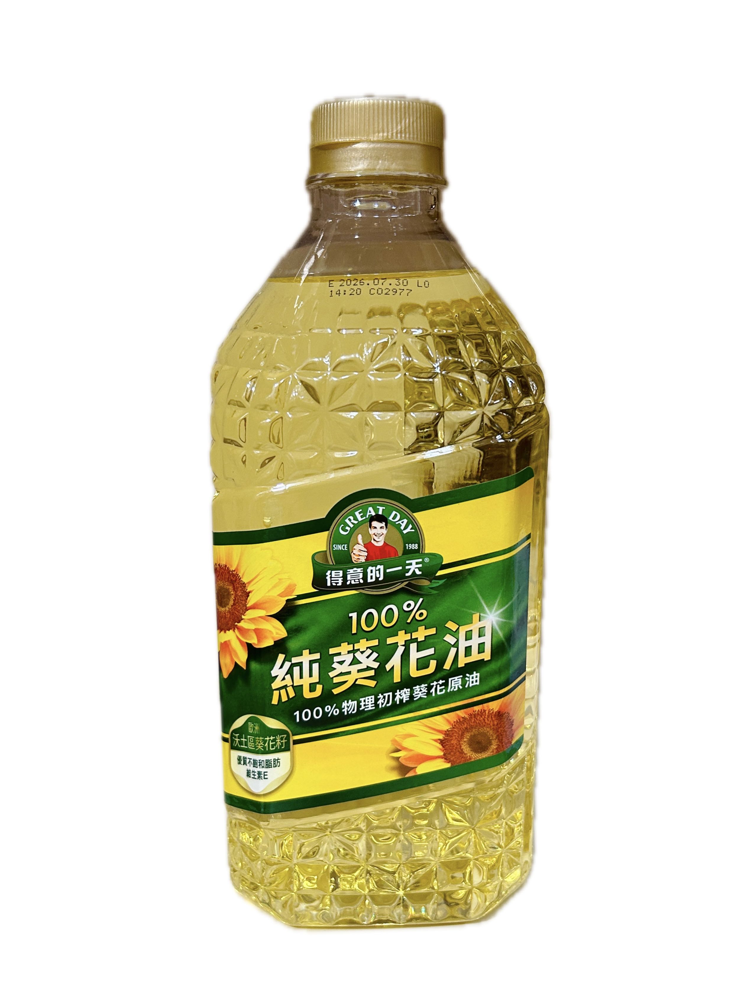 2L得意一天三元素葵花油新  |商品介紹|酒類&食品|桂格一般