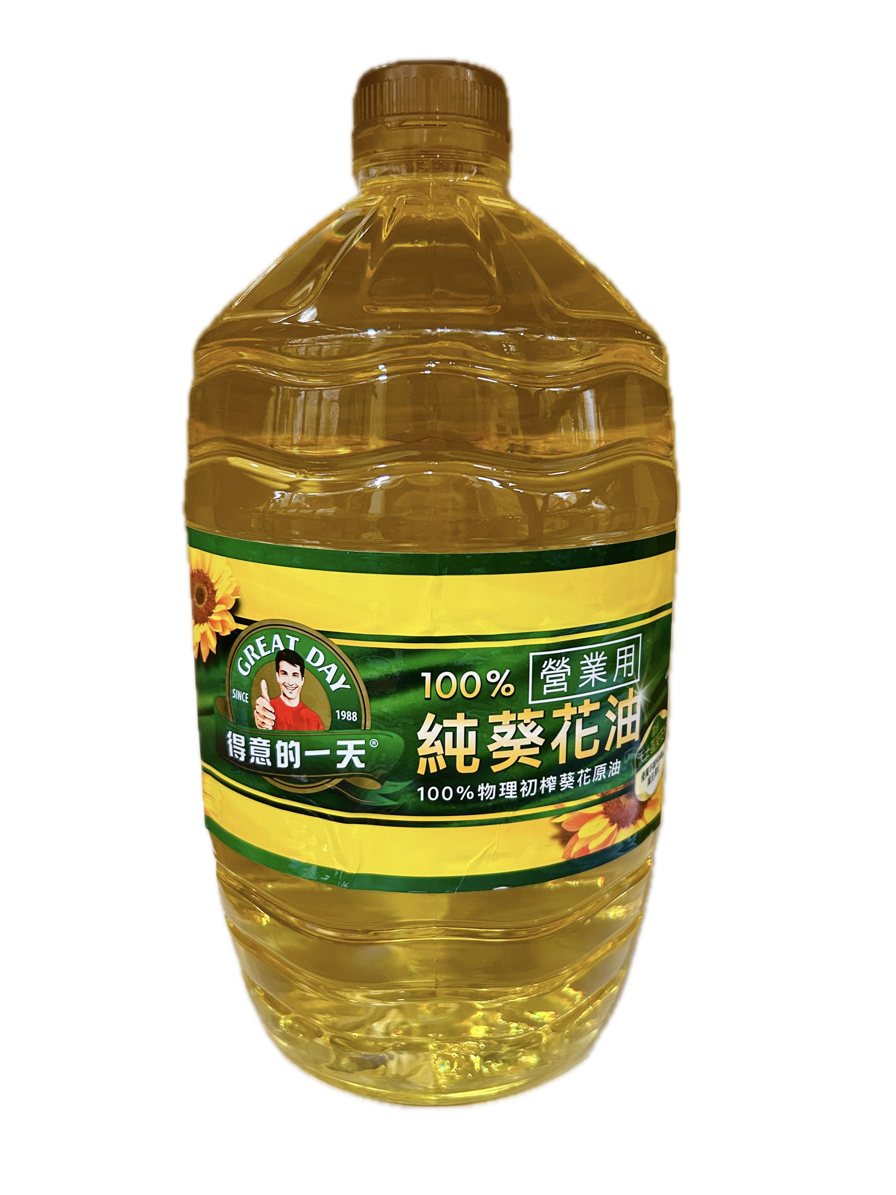 5L得意的一天100%葵花油  |商品介紹|酒類&食品|桂格一般