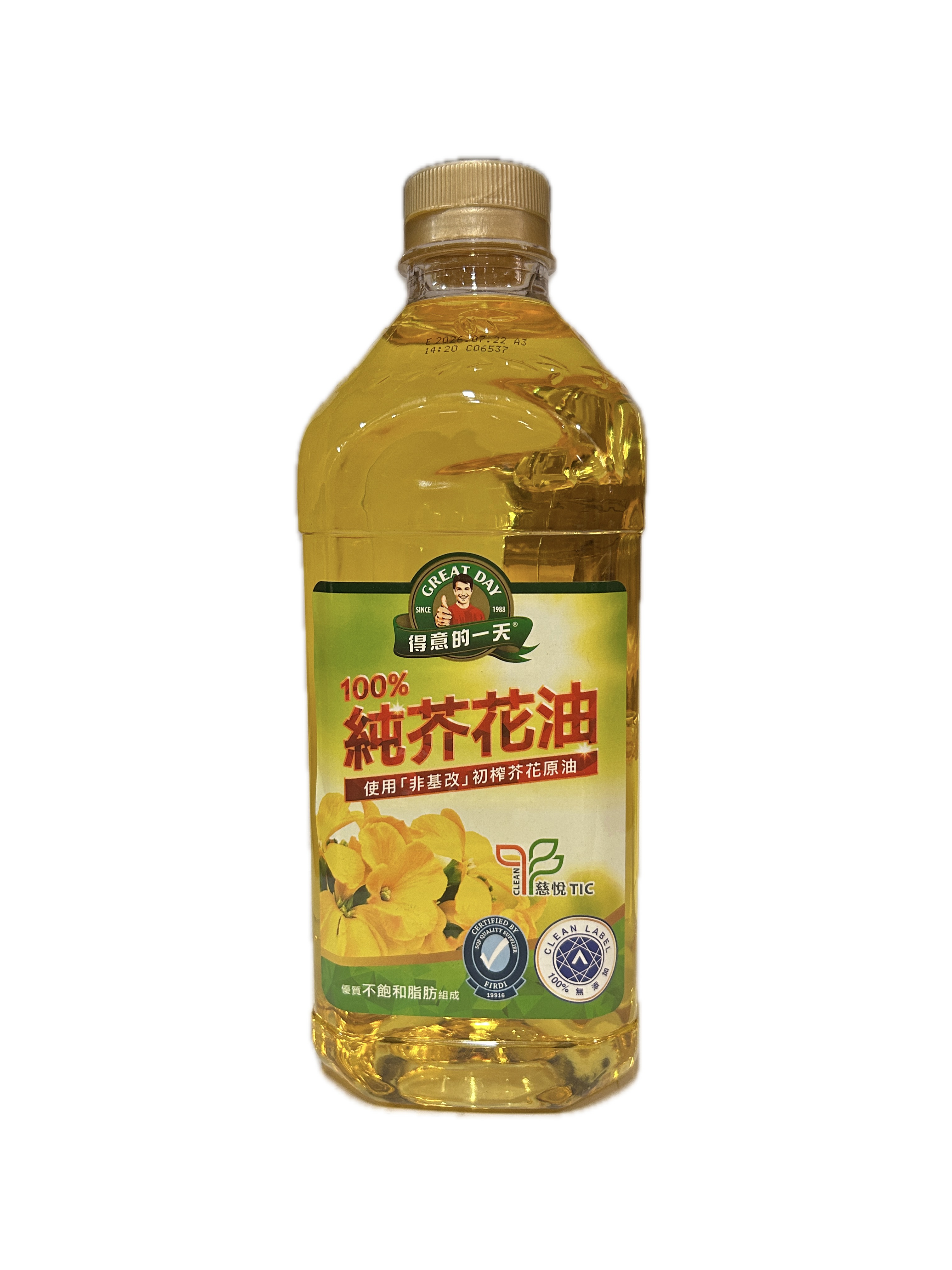 1L得意的一天三元素芥花油  |商品介紹|酒類&食品|桂格一般