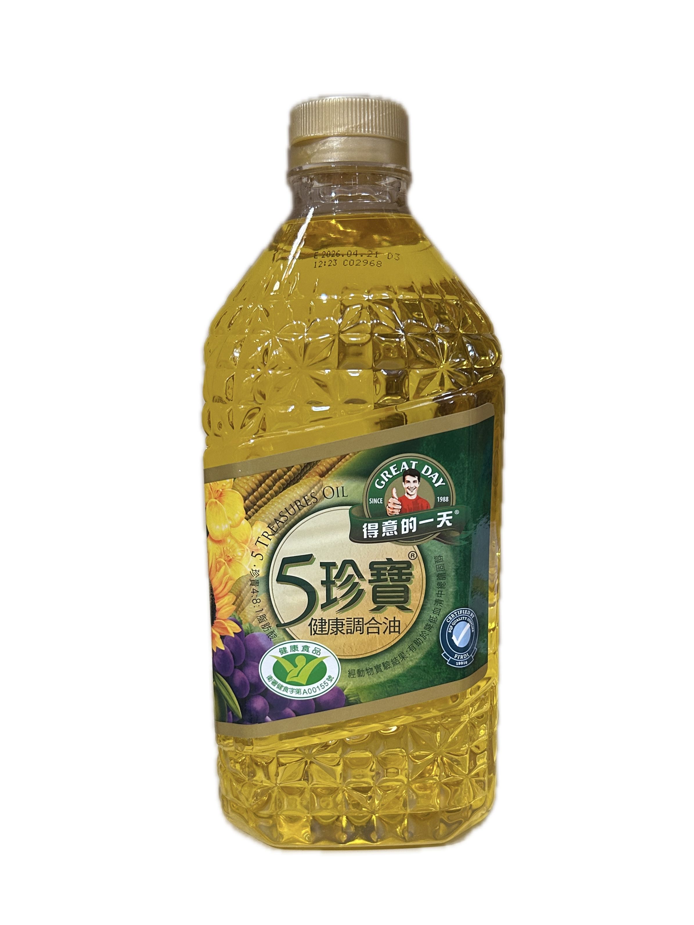 2L桂格５珍寶健康調和油  |商品介紹|酒類&食品|桂格一般