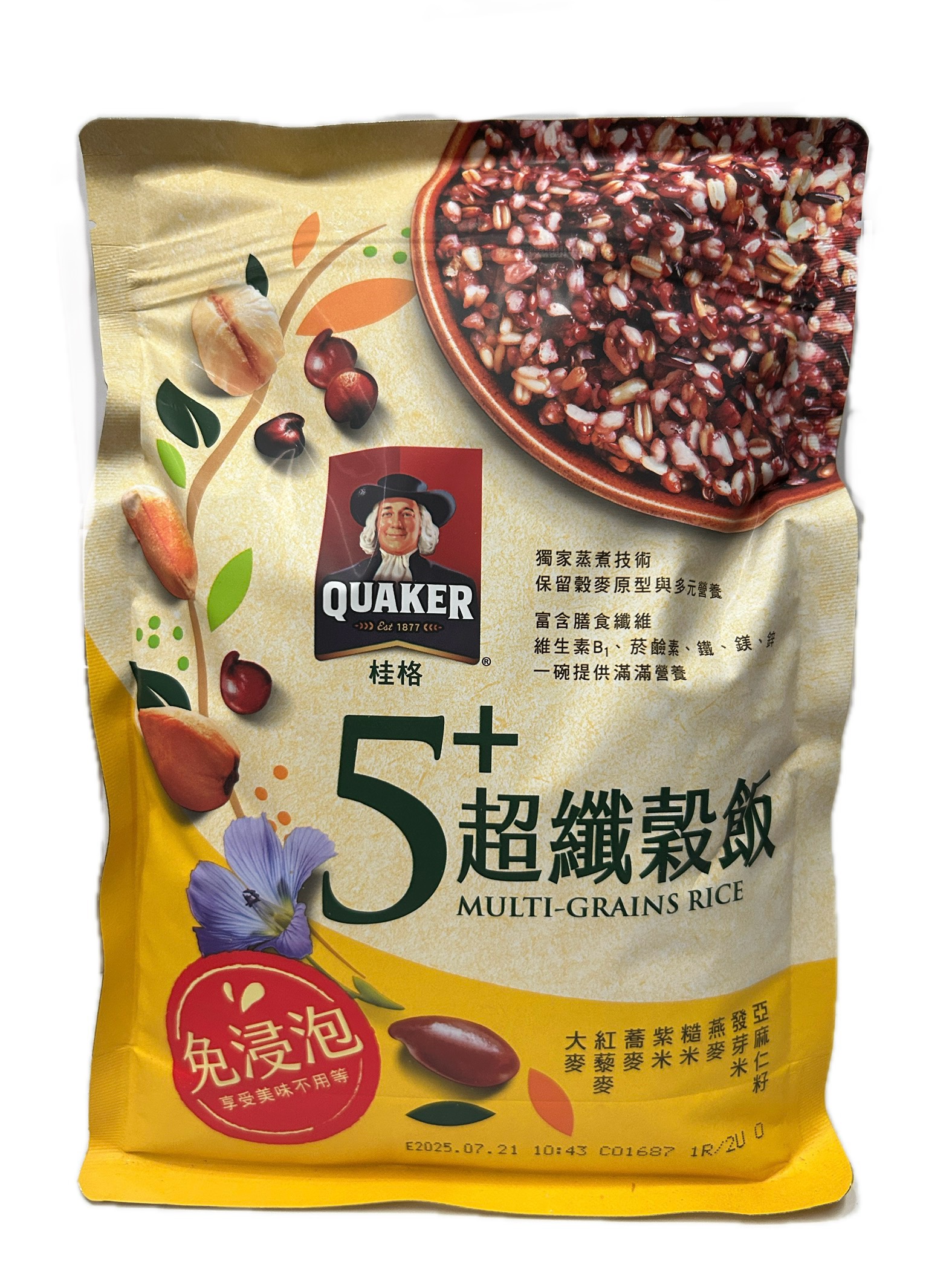 1KG桂免浸泡5+超纖榖飯  |商品介紹|酒類&食品|桂格一般