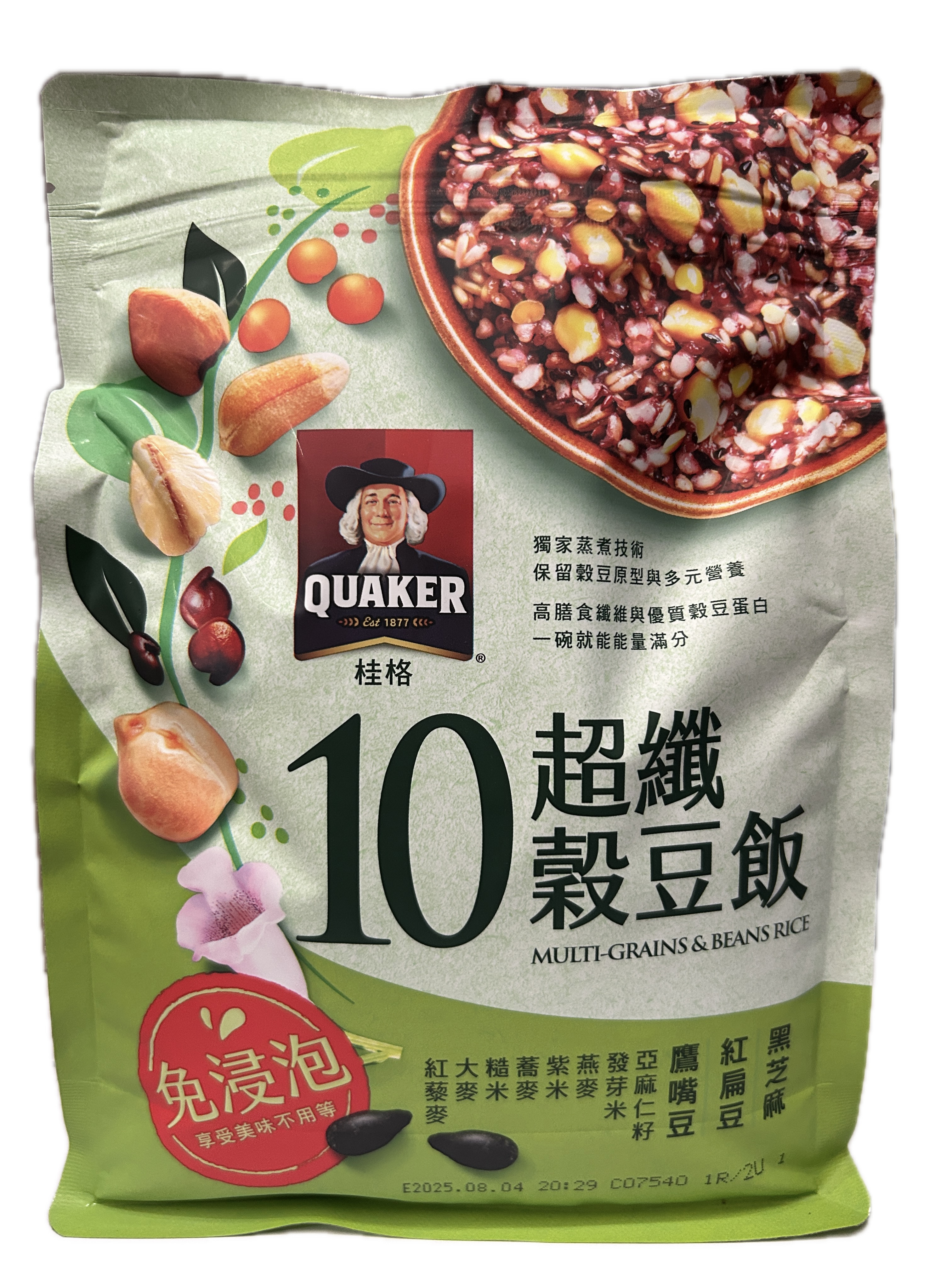 1KG免浸泡10超纖榖豆飯  |商品介紹|酒類&食品|桂格一般
