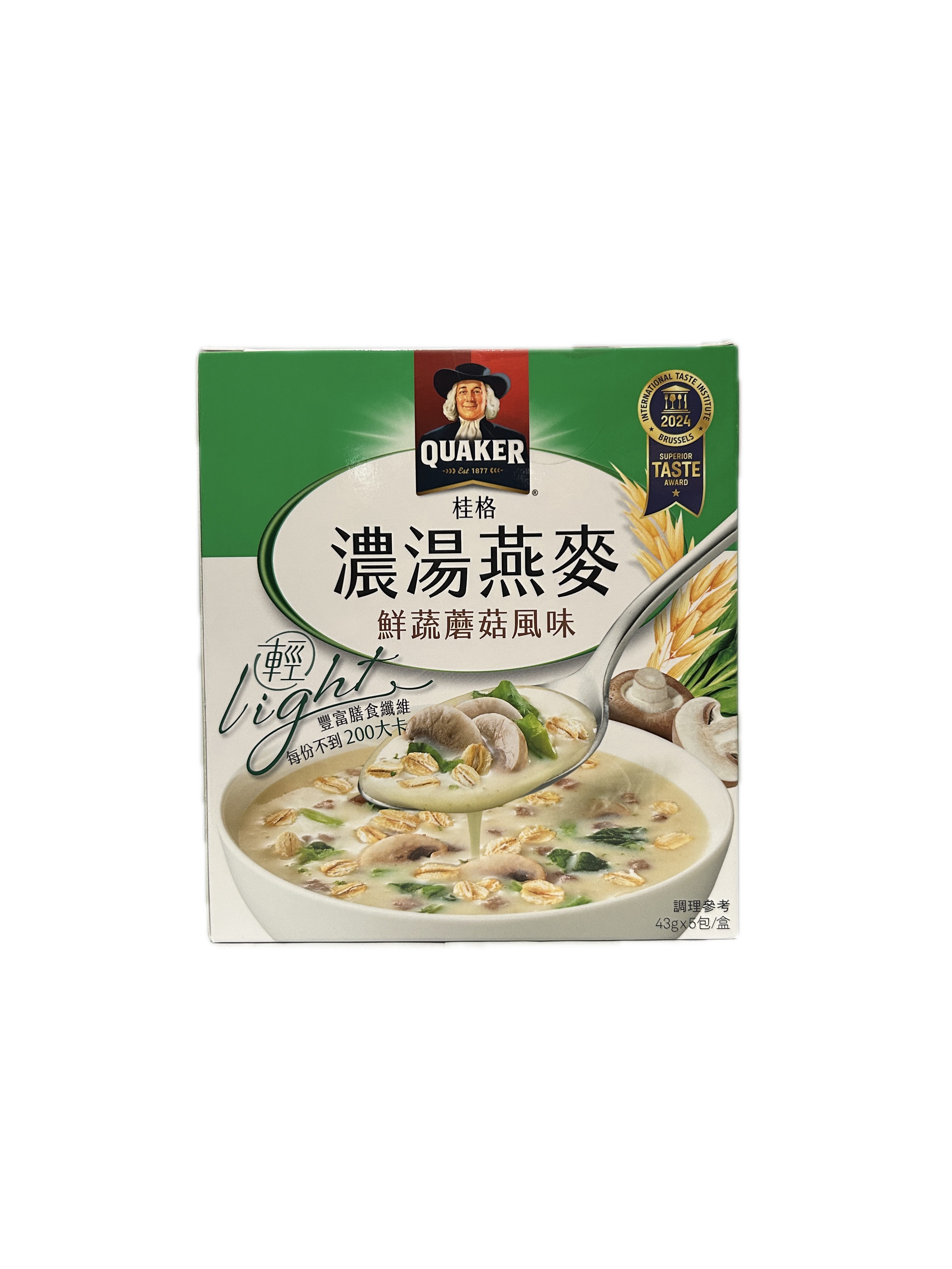 43G桂格濃湯燕麥鮮蔬蘑菇