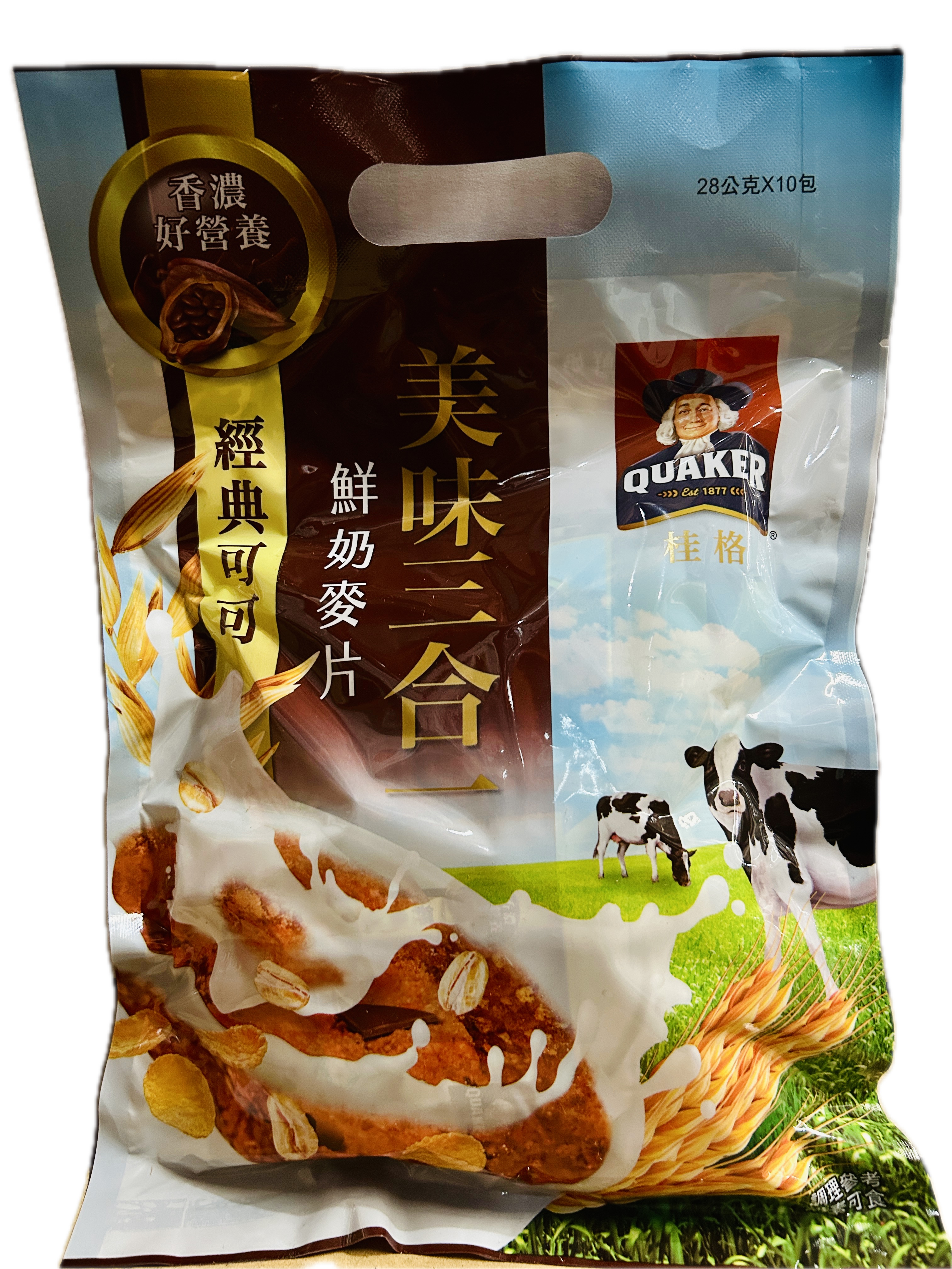 桂格三合一麥片經典可可  |商品介紹|酒類&食品|桂格一般