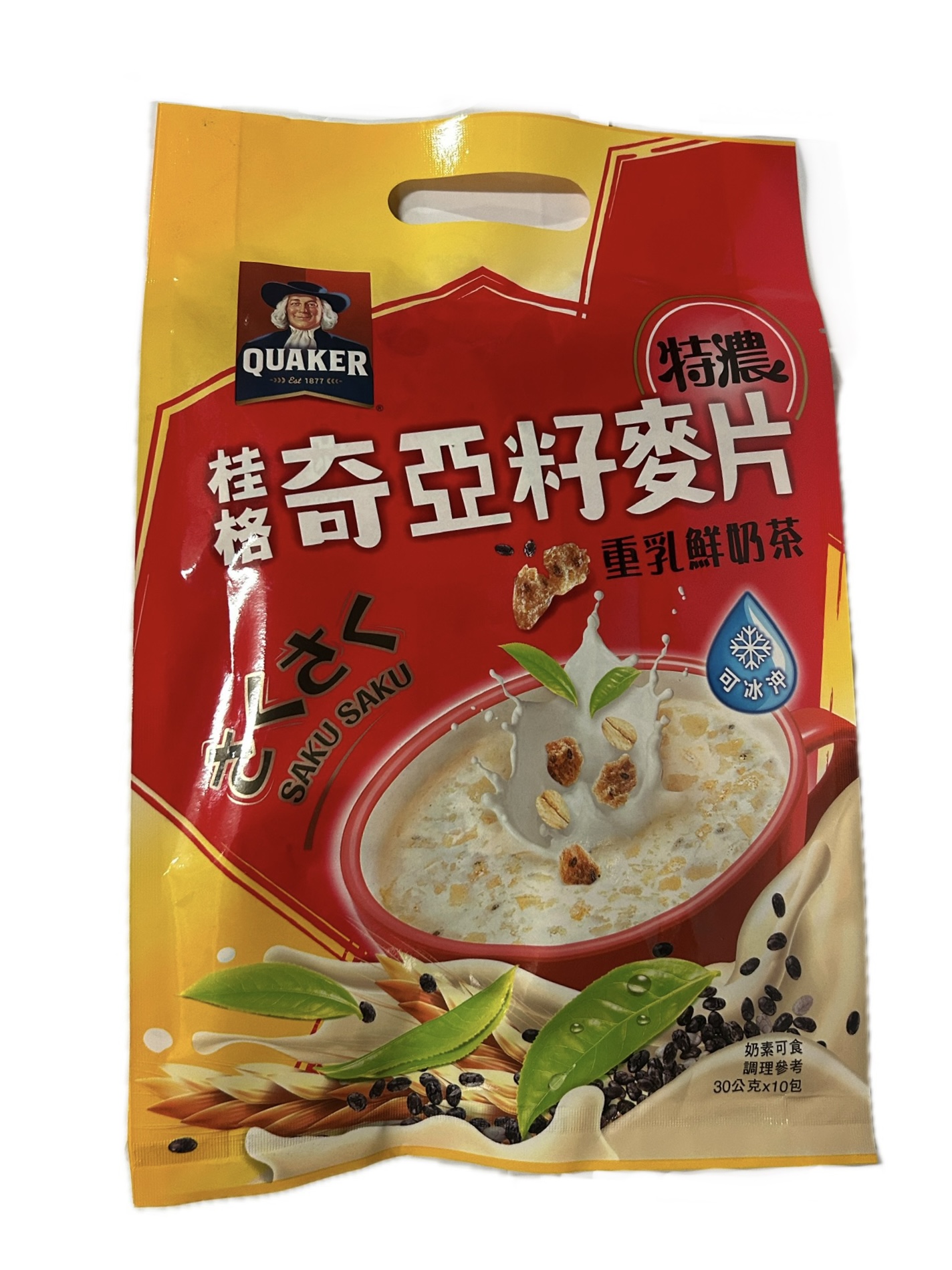 桂格奇亞籽麥片重乳鮮奶茶  |商品介紹|酒類&食品|桂格一般