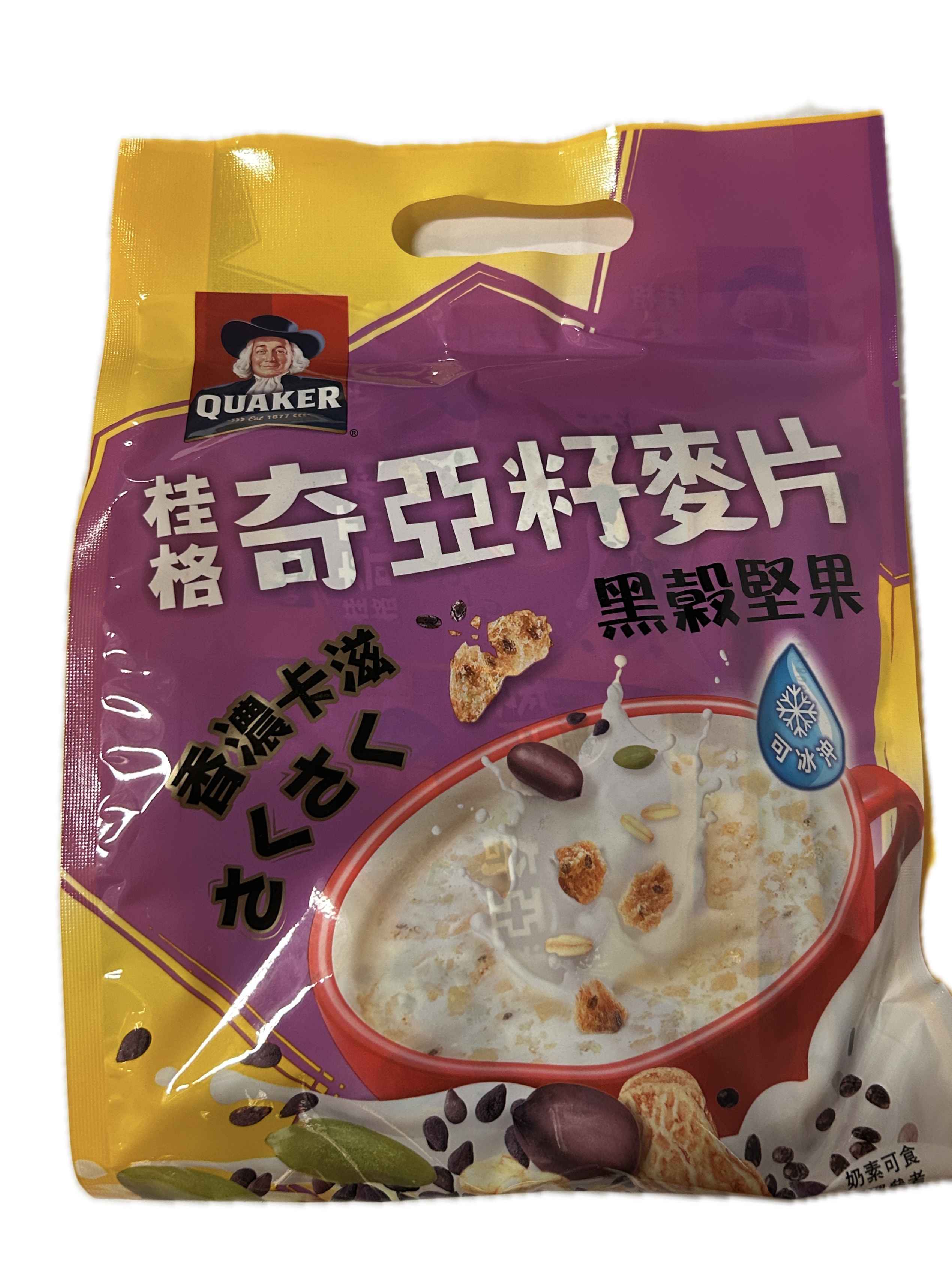 桂格奇亞籽麥片黑穀堅果  |商品介紹|酒類&食品|桂格一般