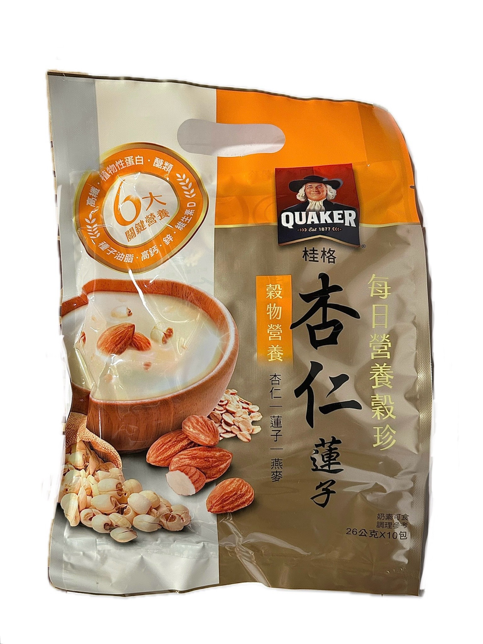 桂格每日營養穀珍杏仁蓮子  |商品介紹|酒類&食品|桂格一般