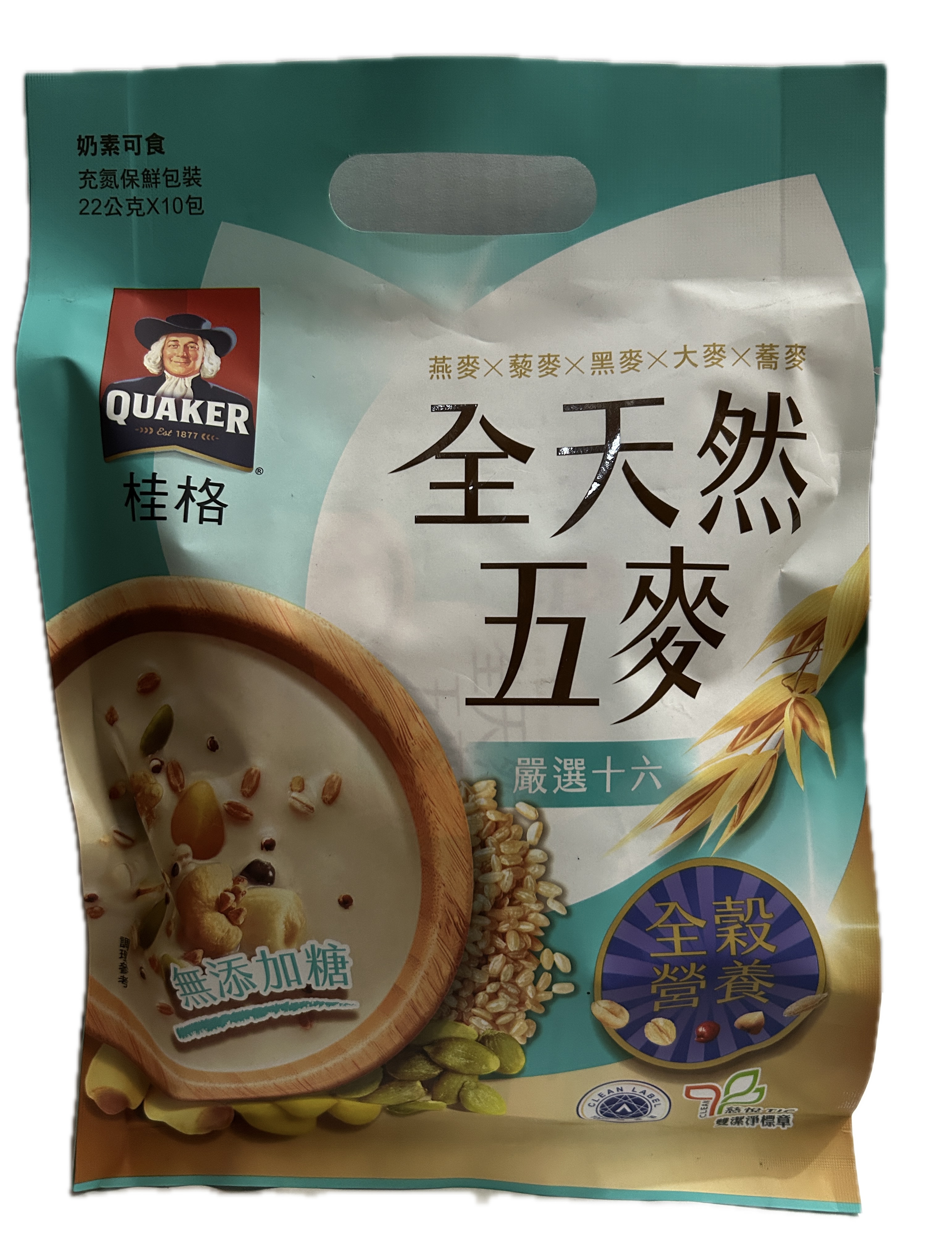 桂格五麥嚴選十六無添加糖  |商品介紹|酒類&食品|桂格一般