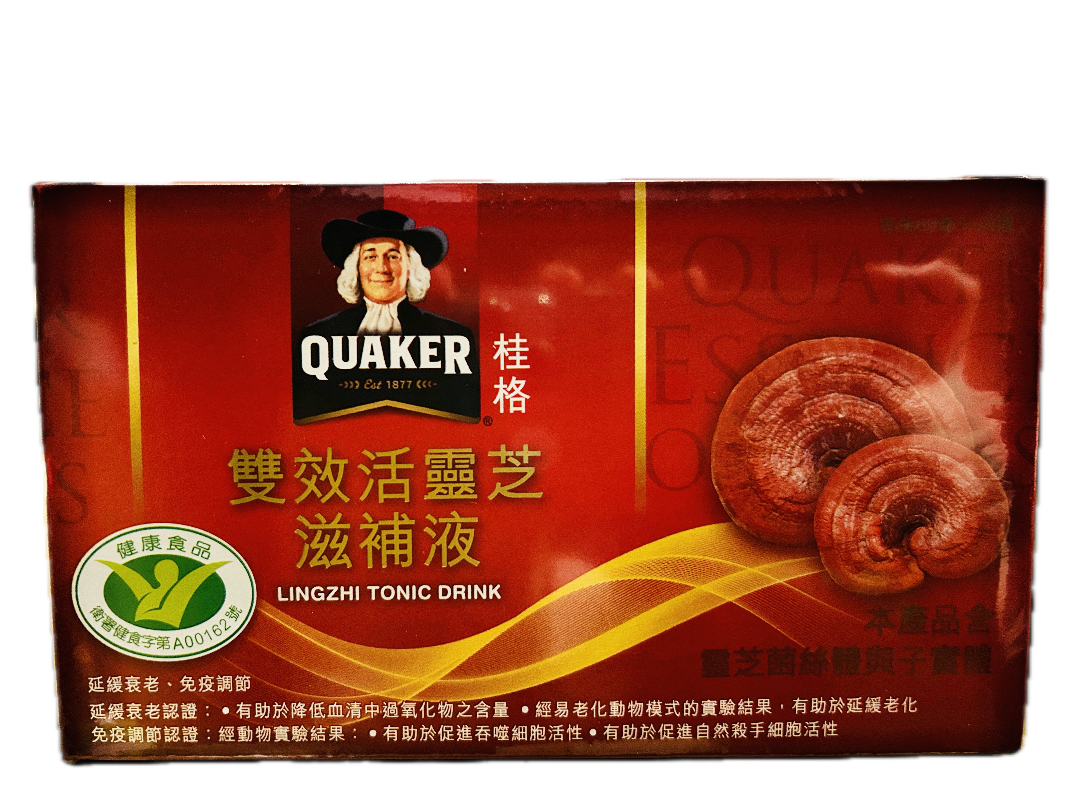桂格雙效活靈芝盒裝6入  |商品介紹|酒類&食品|桂格一般