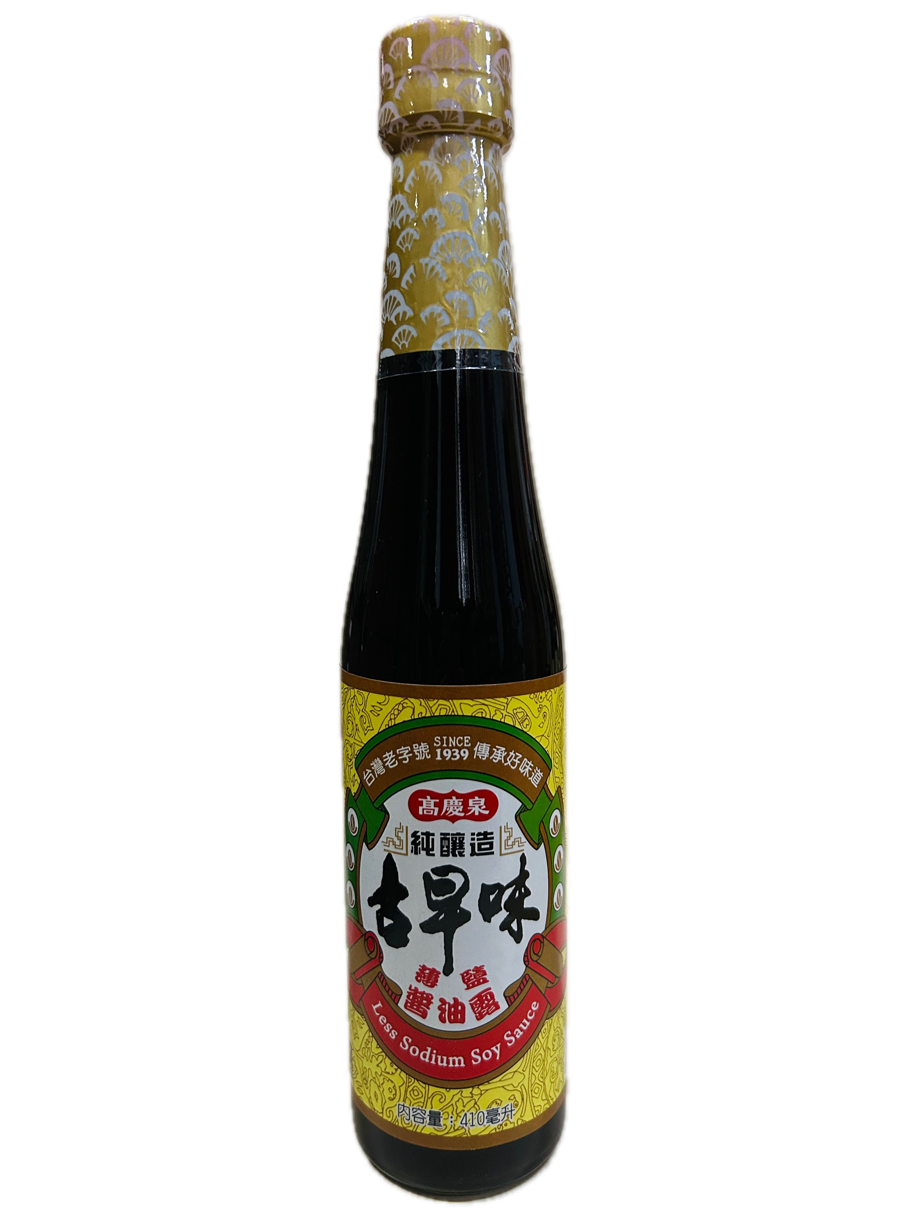 410ML古早味薄鹽醬油露  |商品介紹|酒類&食品|高慶泉
