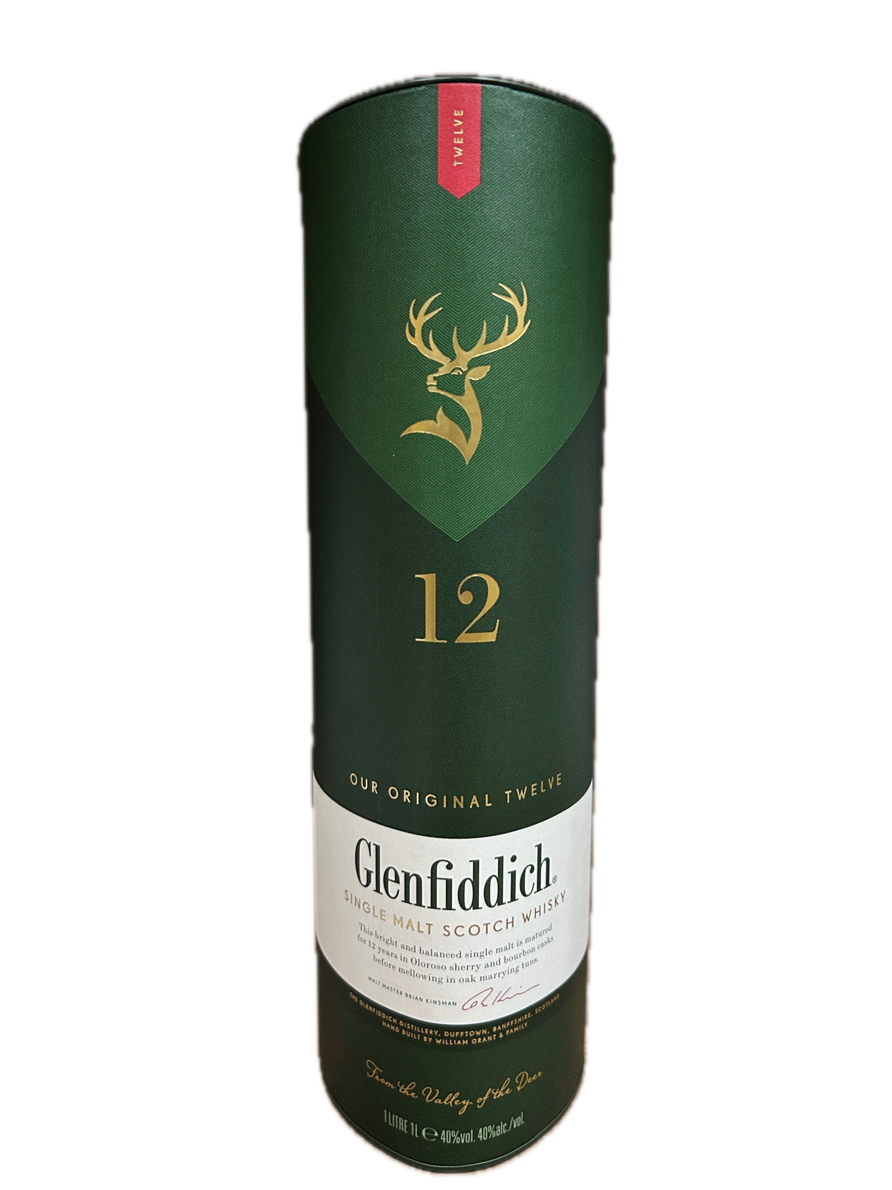 1 L格蘭菲迪12年威士忌