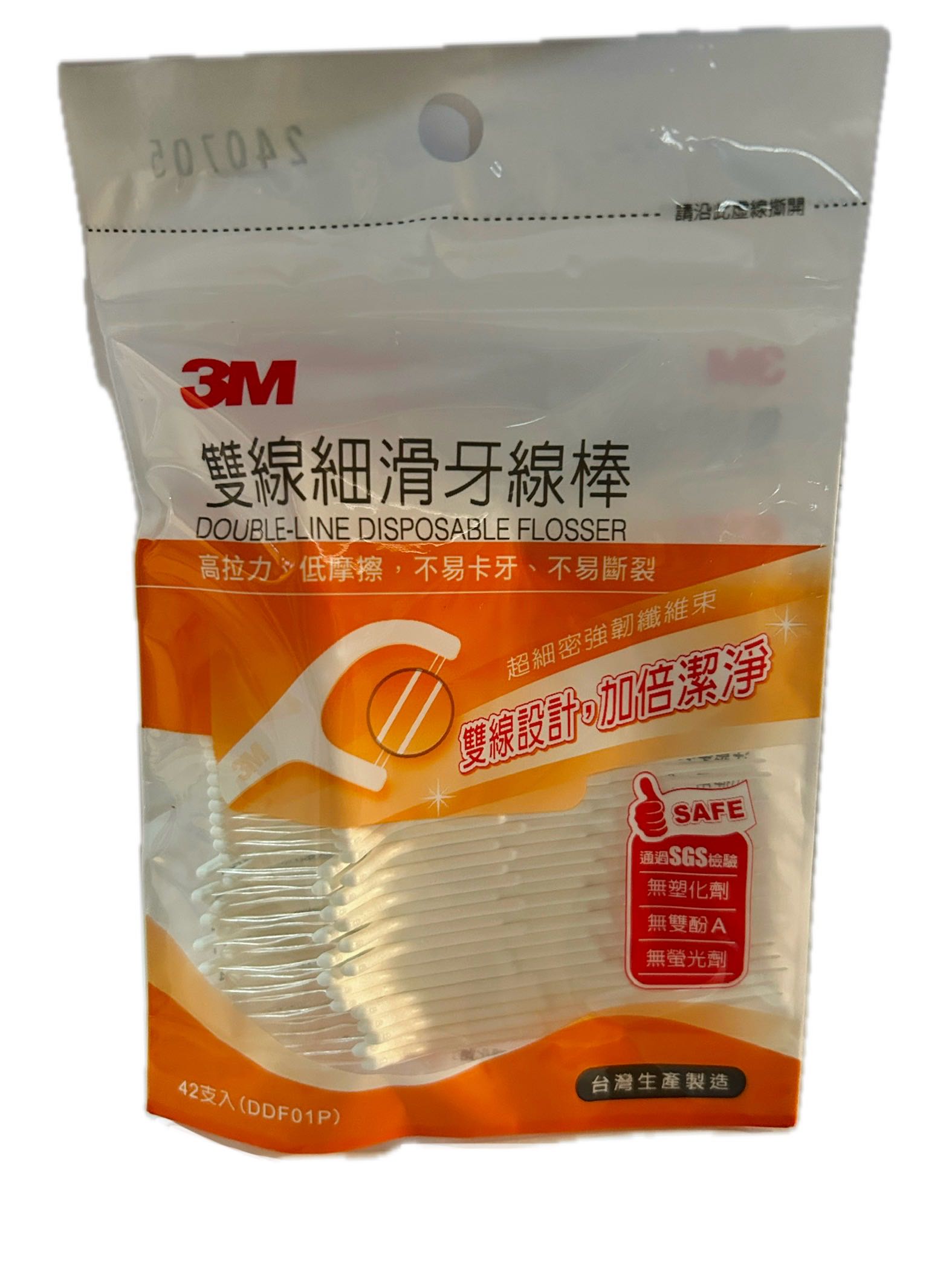 3M雙線細滑牙線棒散裝42  |商品介紹|醫療器材&紙類日用品|3M|口腔類