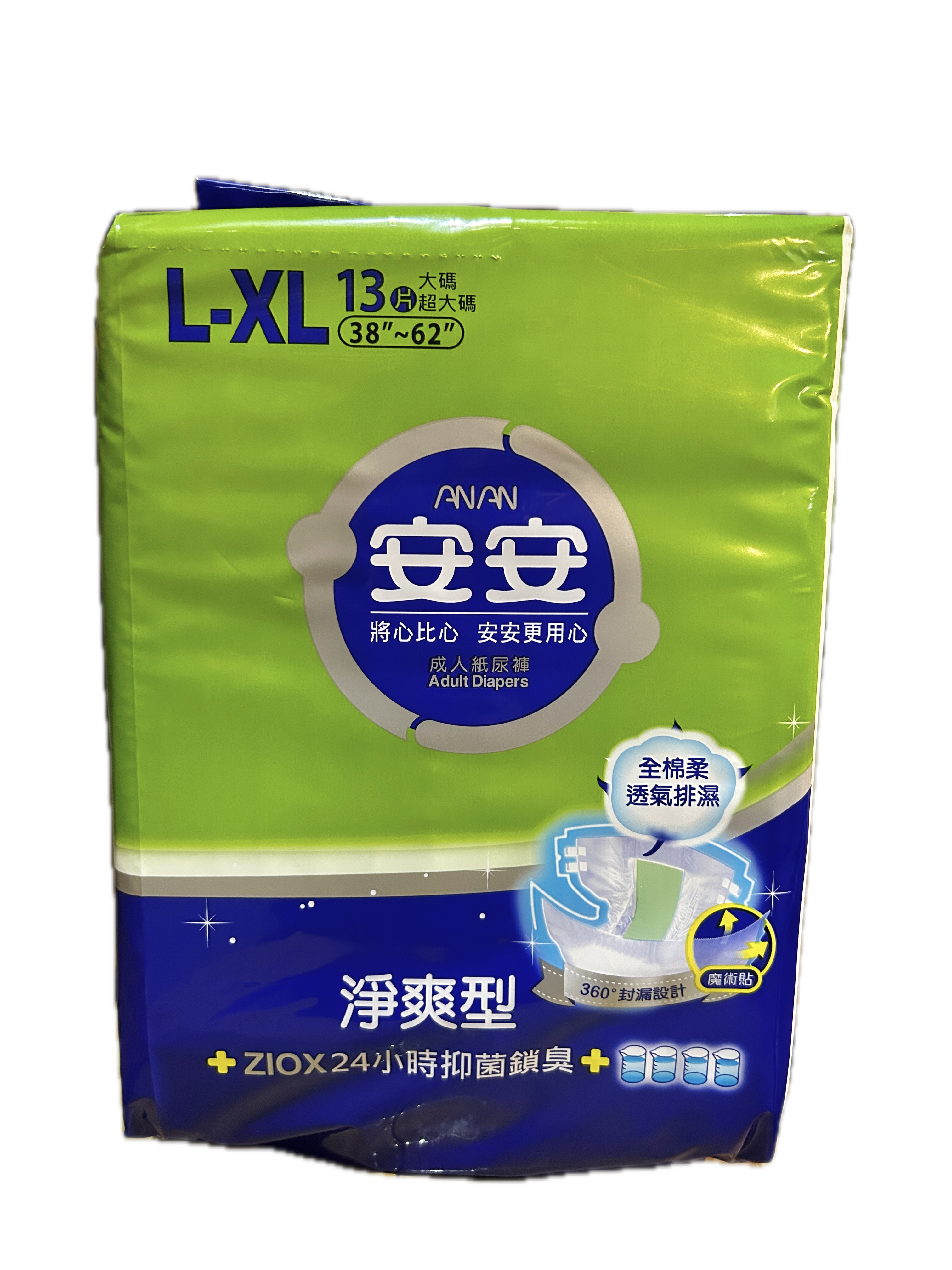 安安淨爽型紙尿褲L-XL 13P  |商品介紹|醫療器材&紙類日用品|富堡|安安系列