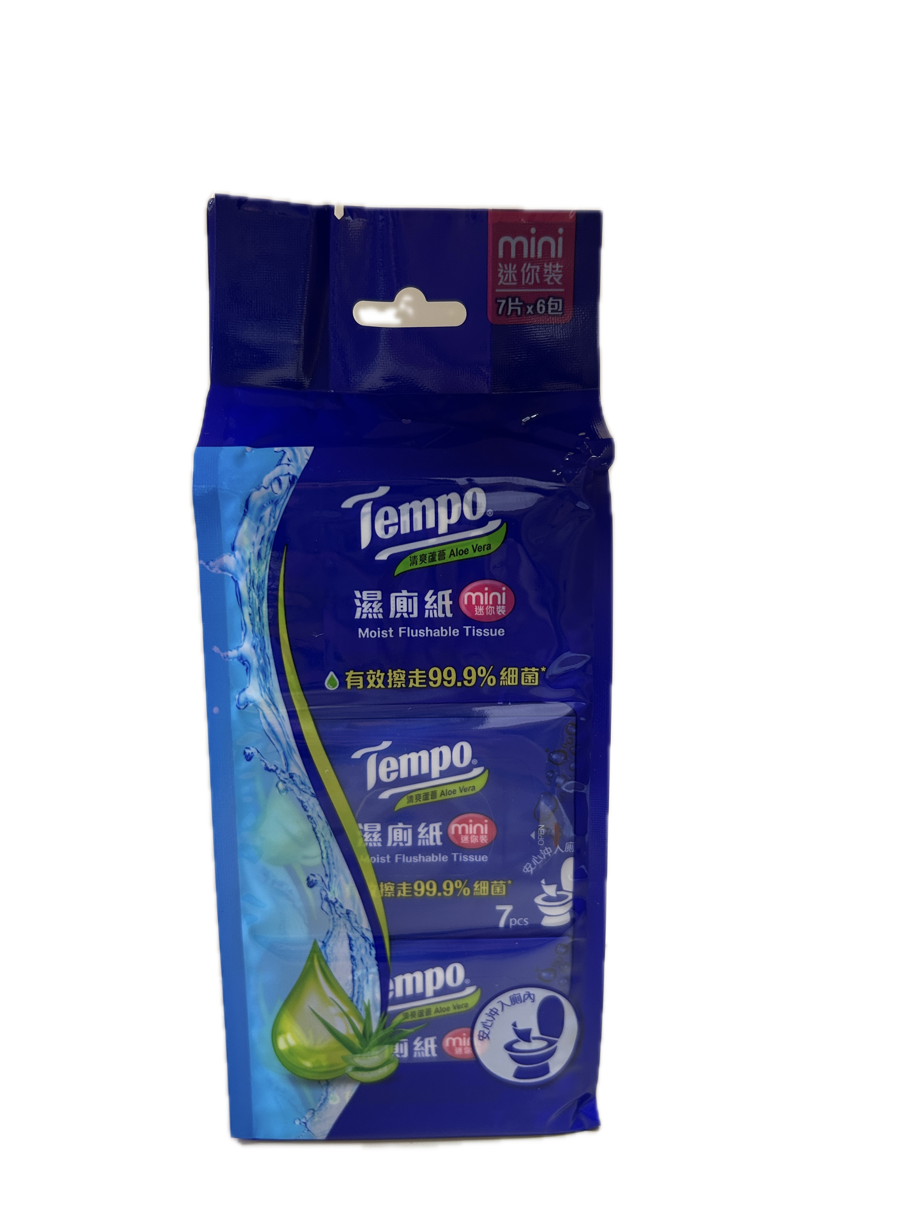 TEMPO蘆薈迷你濕式衛生紙