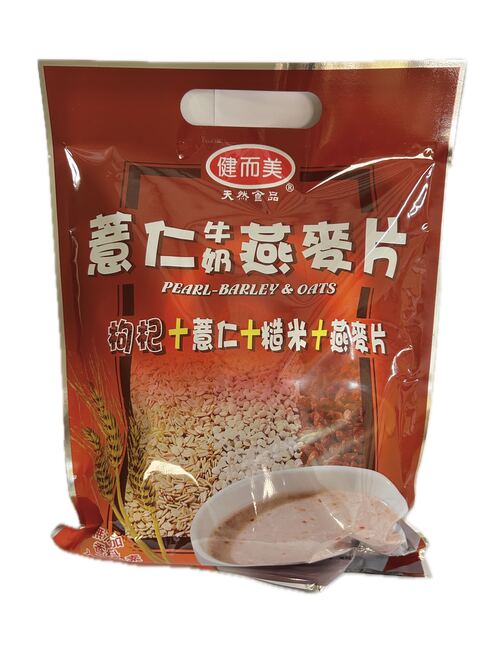 18入健而美薏仁燕麥片袋裝  |商品介紹|酒類&食品|健而美